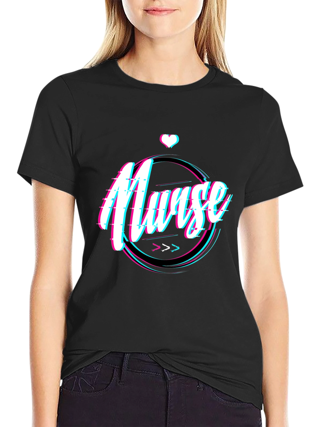 Nurse Glitch T-Shirt - Unique Medical Apparel