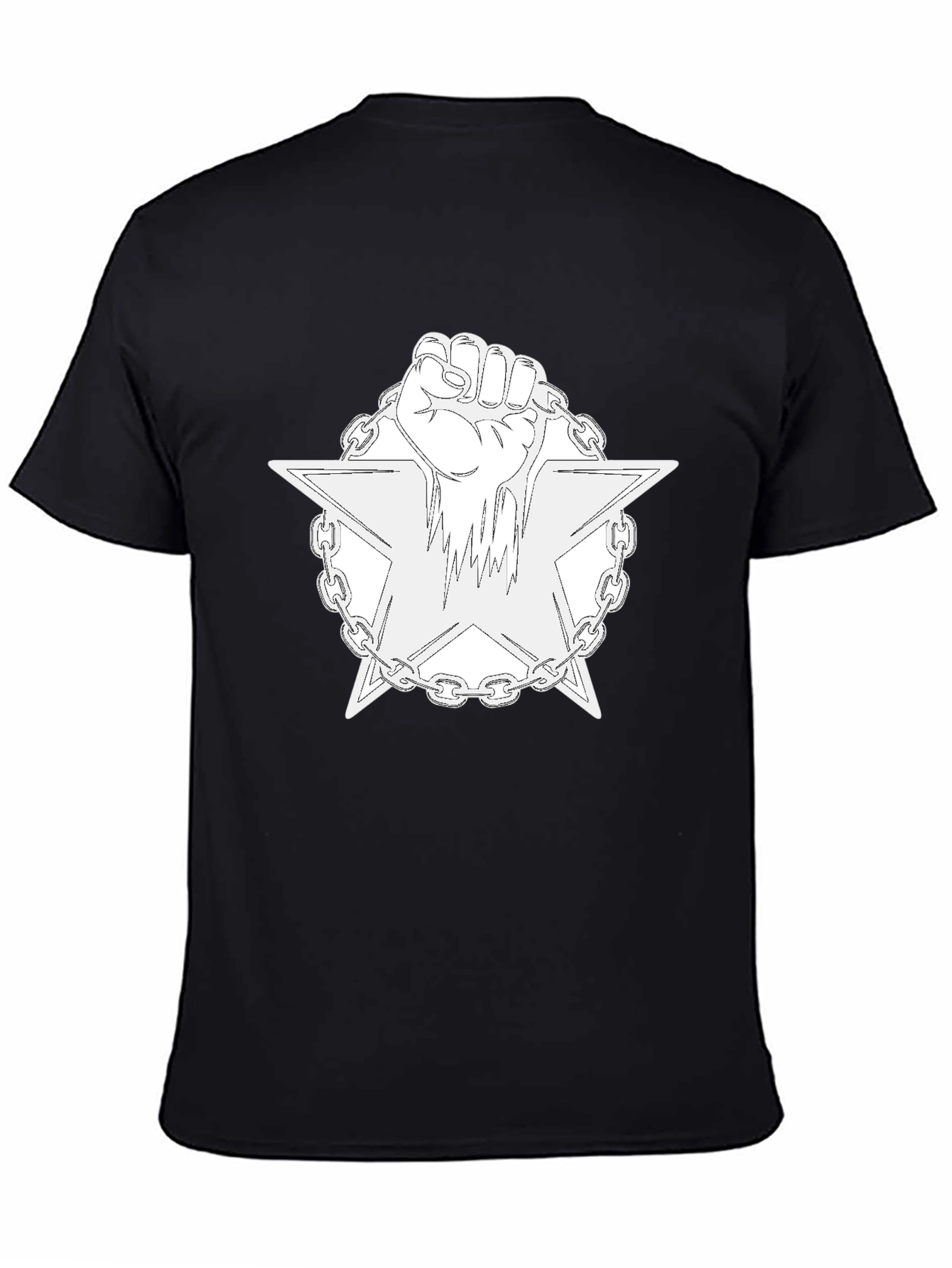 Fist & Star Graphic Tee - Black