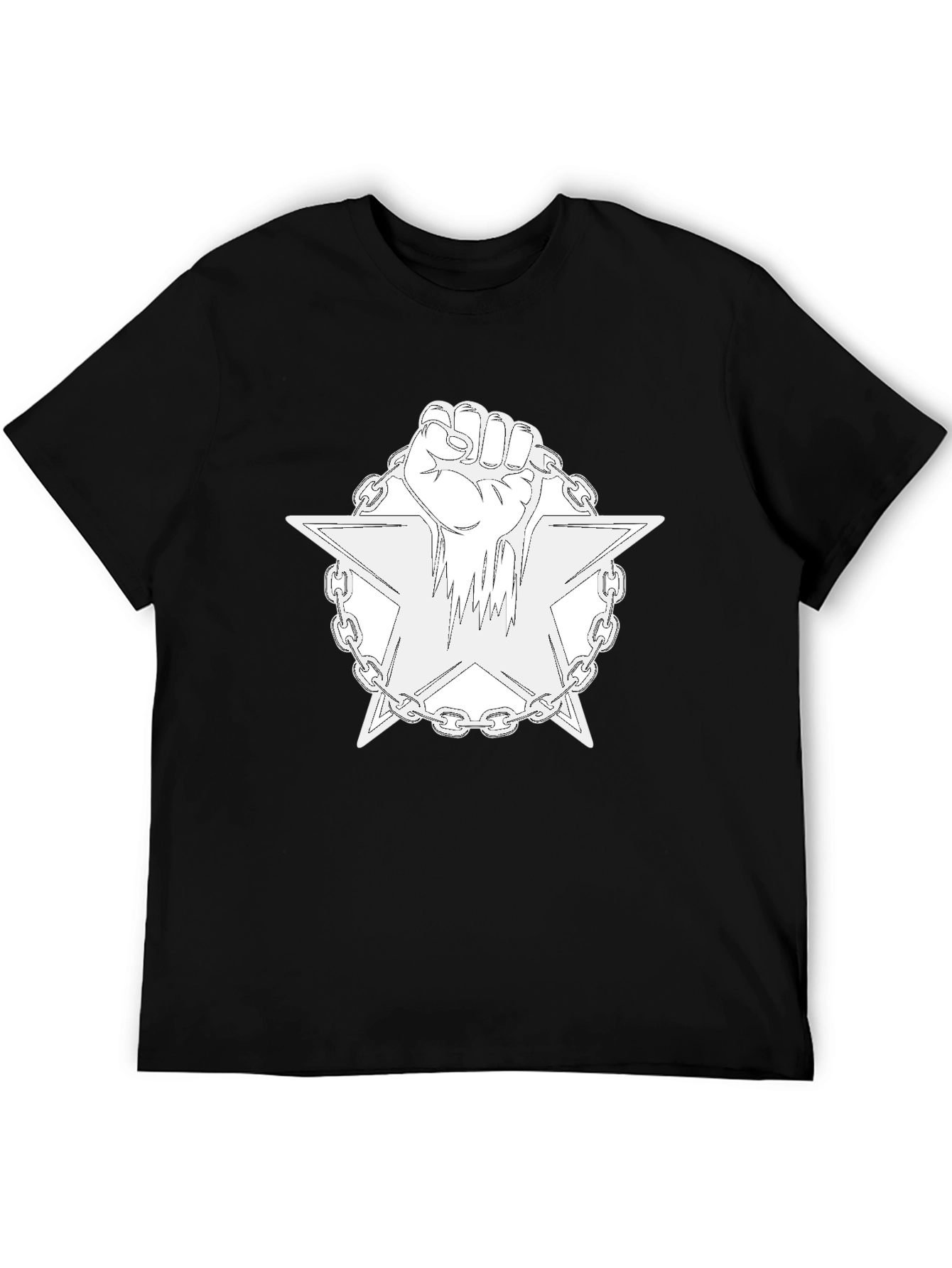 Fist & Star Graphic Tee - Black