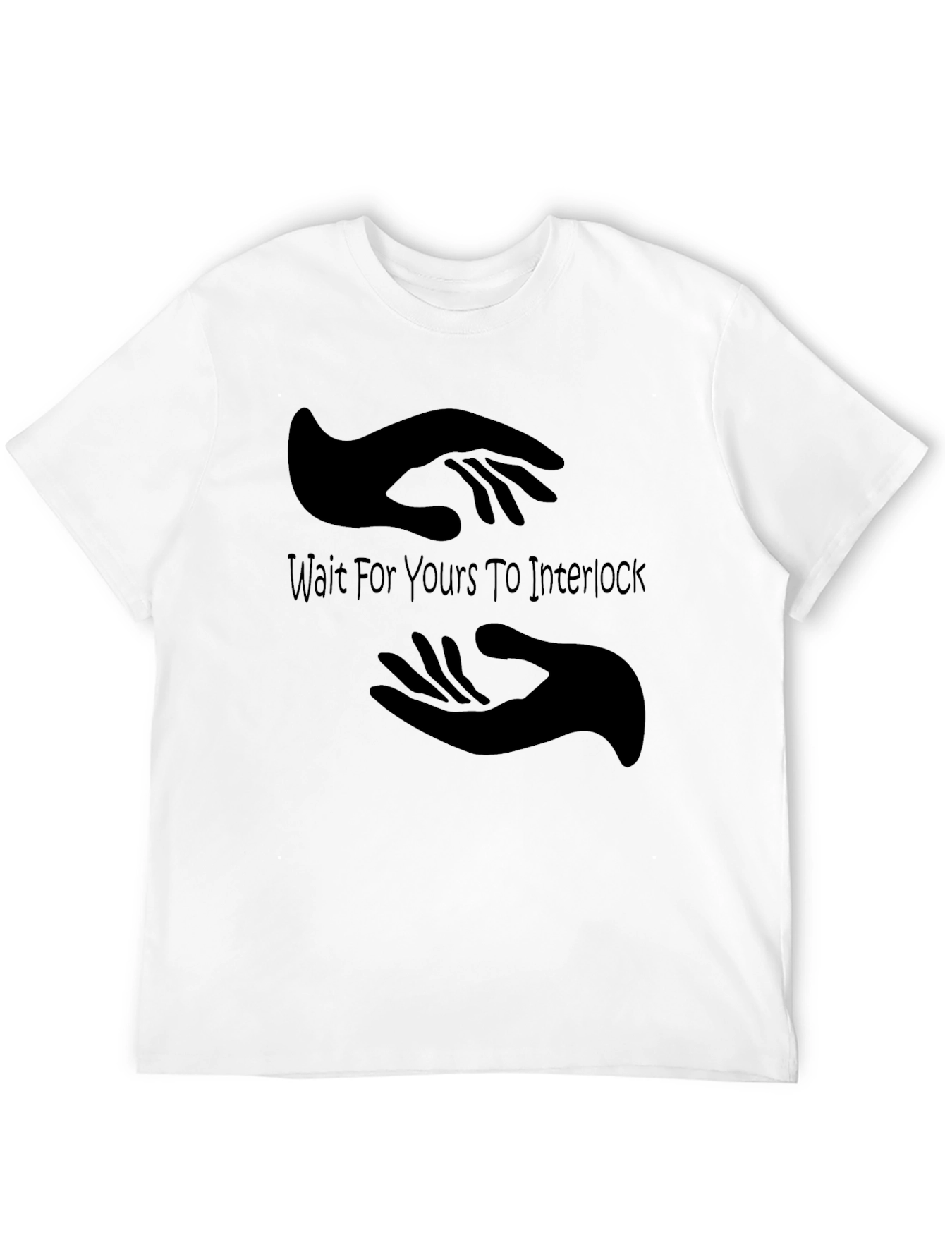 Interlocking Hands Graphic Tee - Wait For Yours