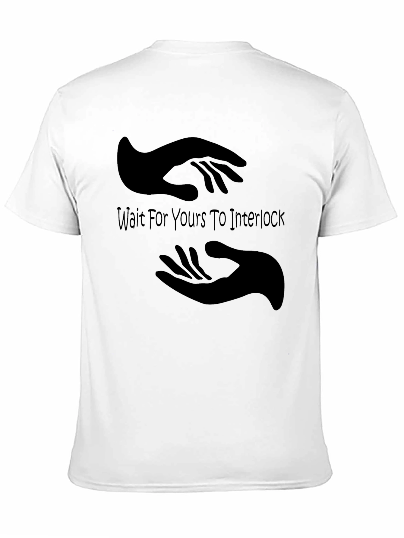 Interlocking Hands Graphic Tee - Wait For Yours