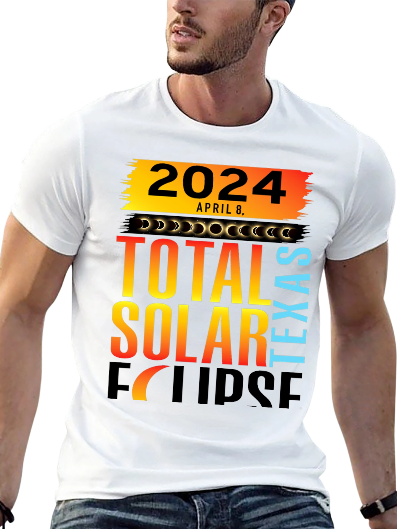 2024 Total Solar Eclipse Texas T-Shirt