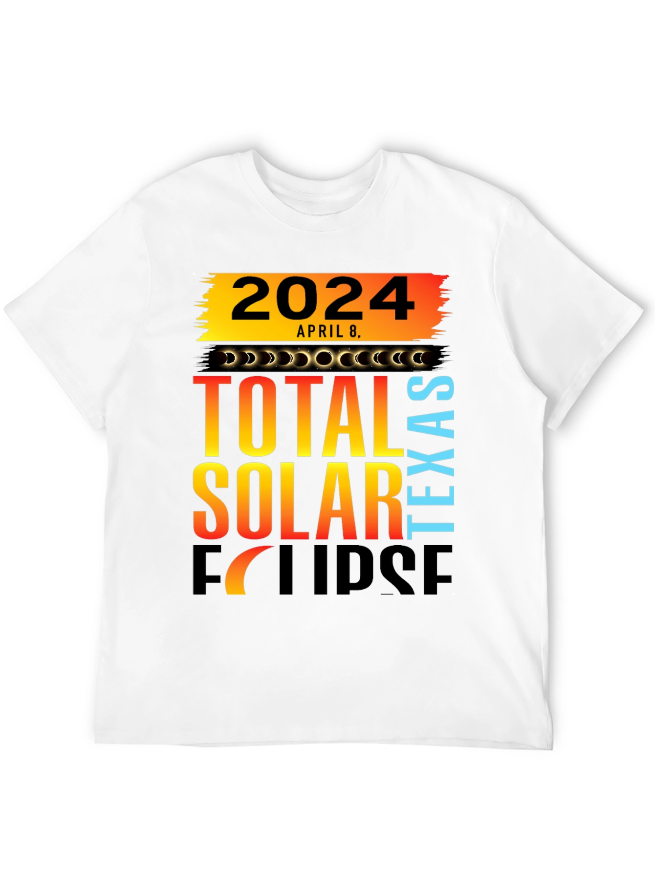 2024 Total Solar Eclipse Texas T-Shirt