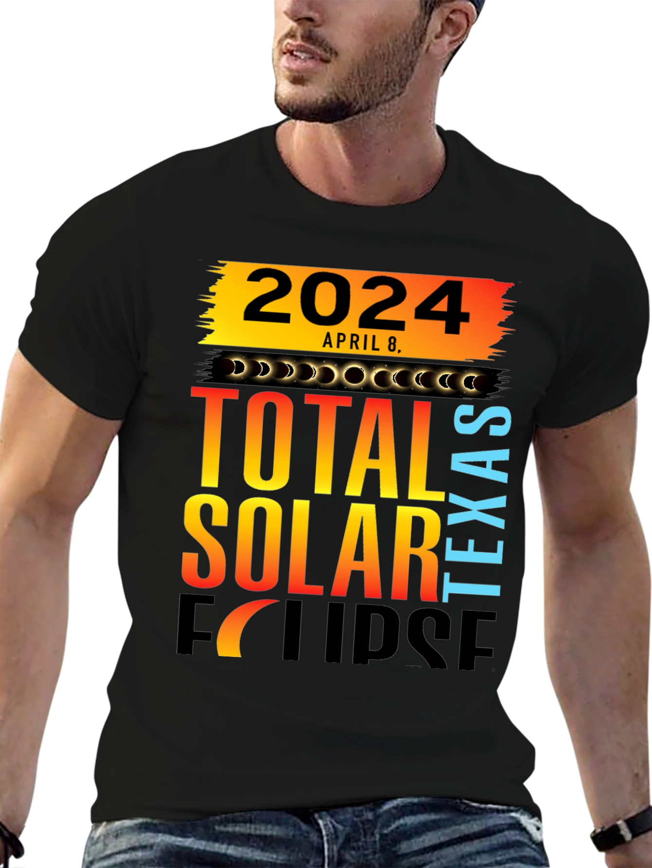 2024 Total Solar Eclipse Texas T-Shirt