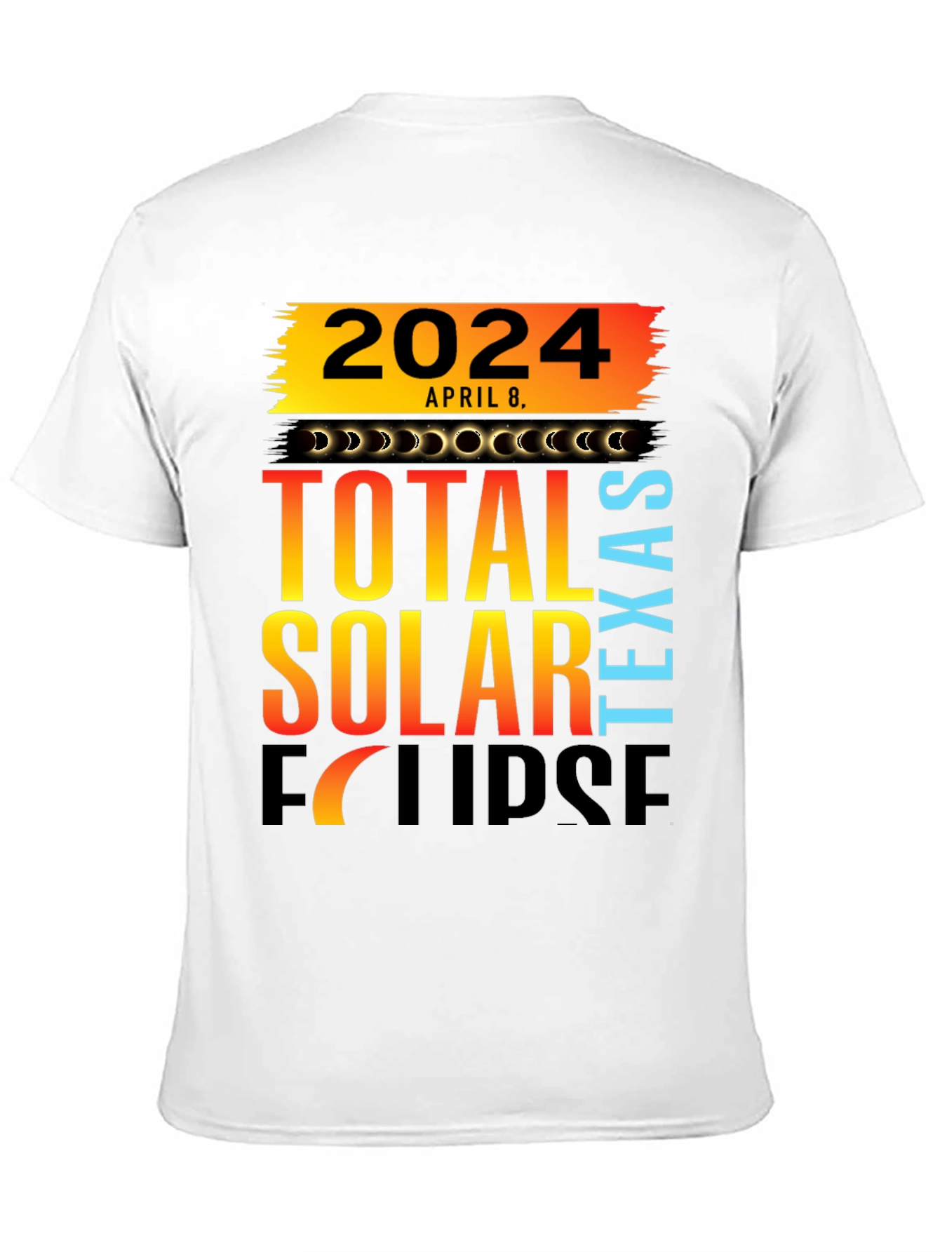 2024 Total Solar Eclipse Texas T-Shirt