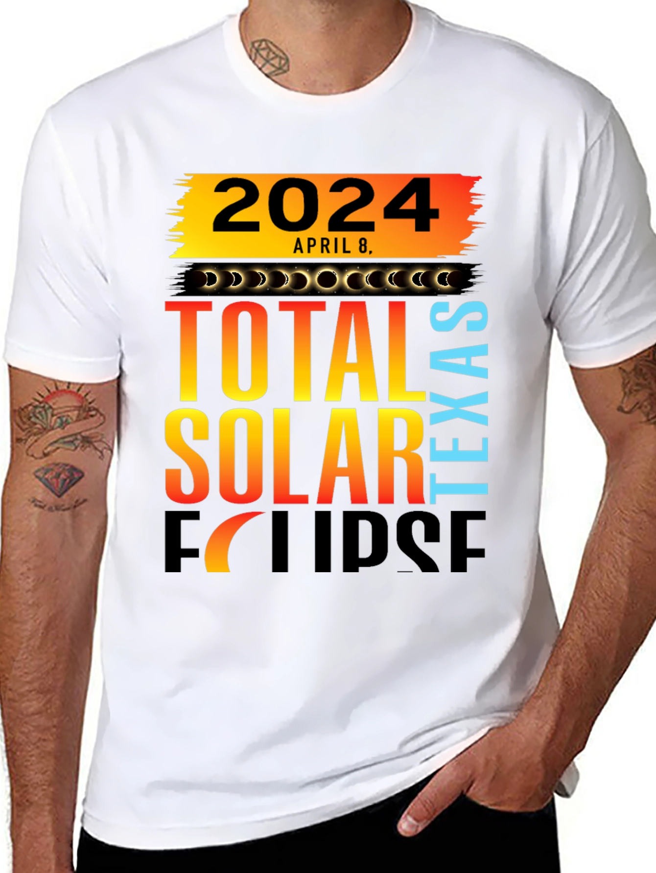 2024 Total Solar Eclipse Texas T-Shirt