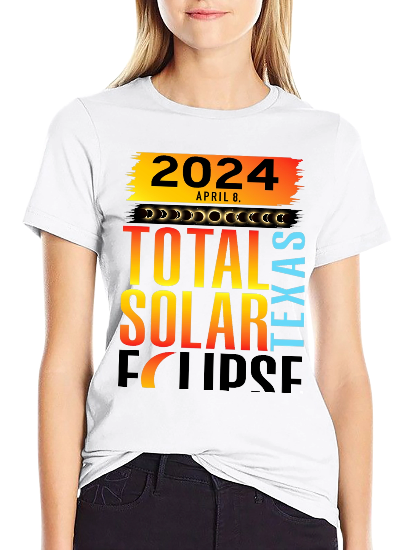 2024 Total Solar Eclipse Texas T-Shirt