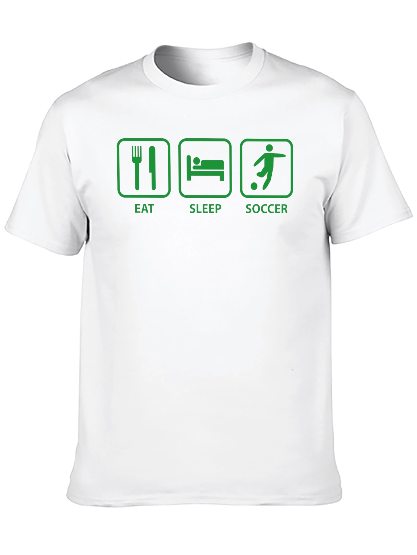 Eat Sleep Soccer T-Shirt - Black