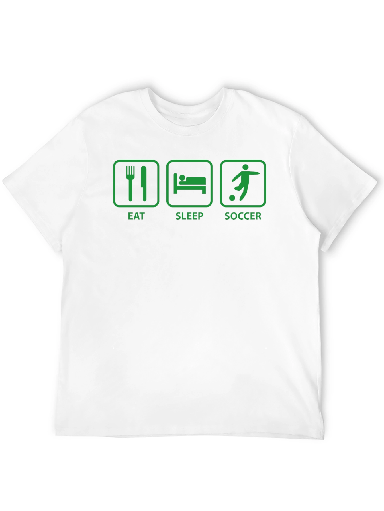 Eat Sleep Soccer T-Shirt - Black