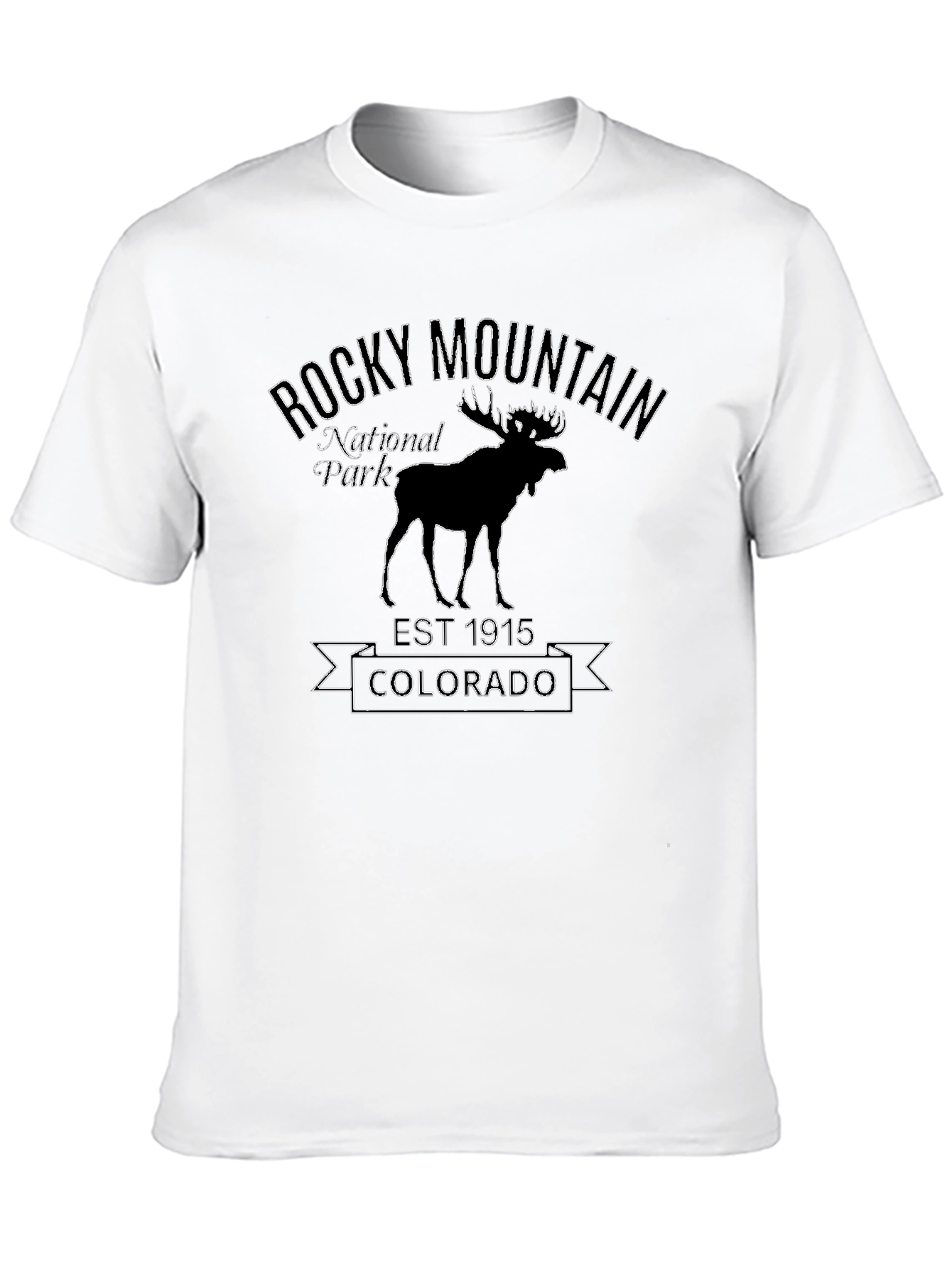 Rocky Mountain National Park Black T-Shirt