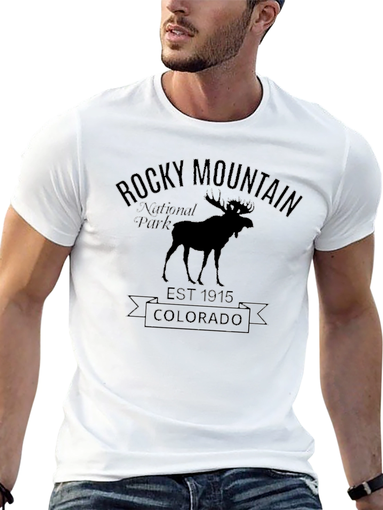 Rocky Mountain National Park Black T-Shirt