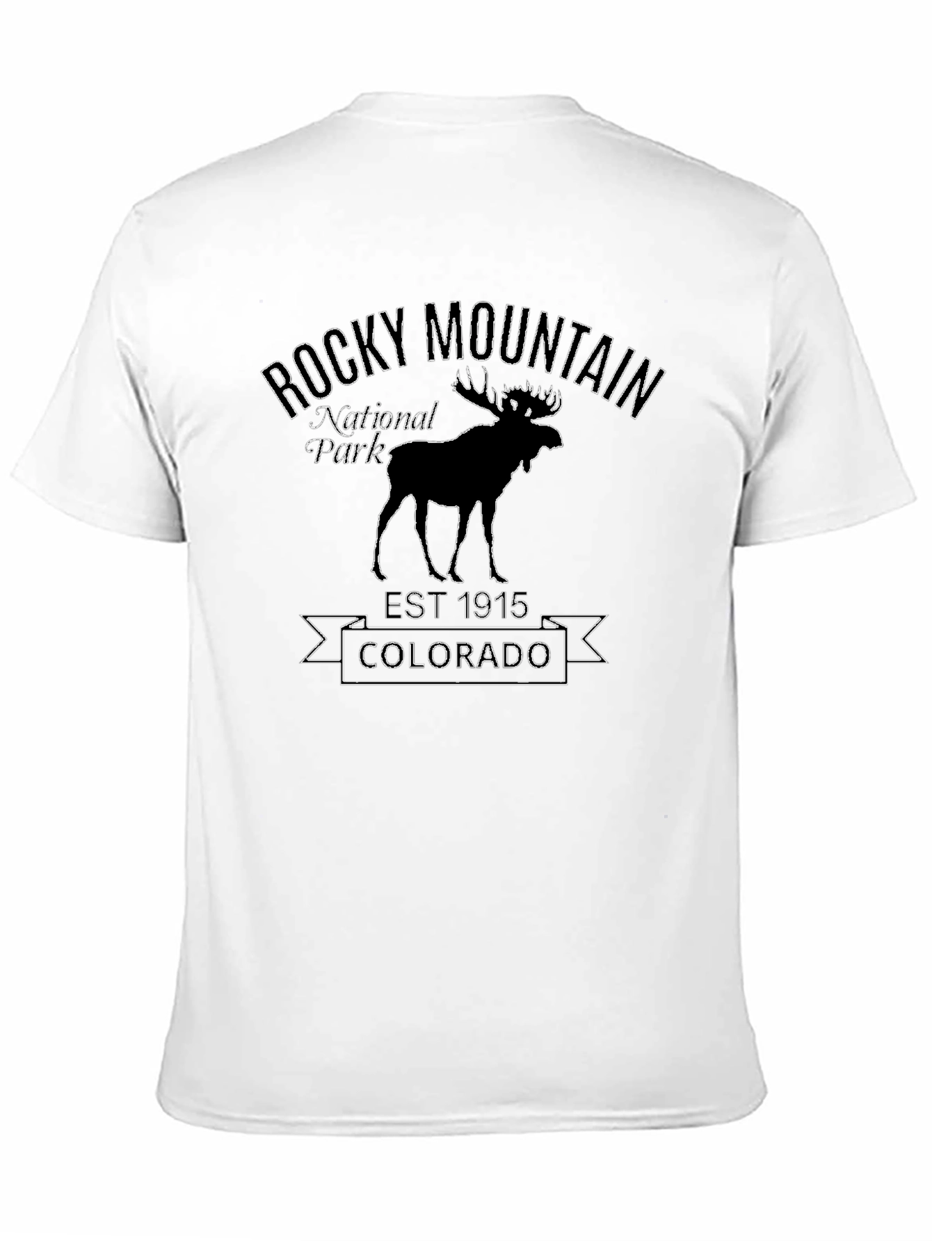 Rocky Mountain National Park Black T-Shirt