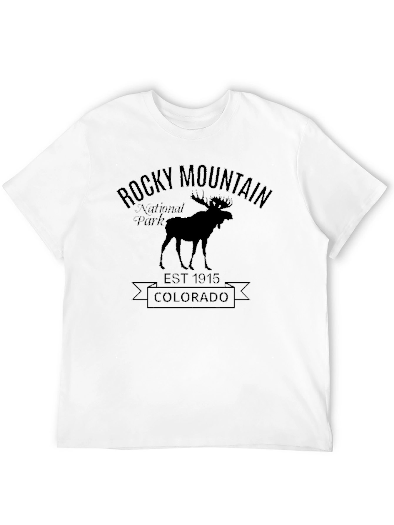 Rocky Mountain National Park Black T-Shirt