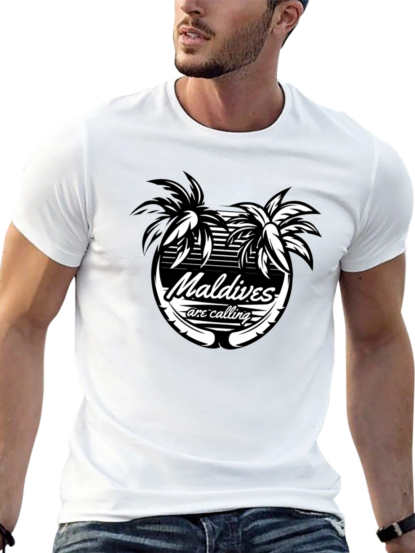 Maldives Are Calling Black T-Shirt