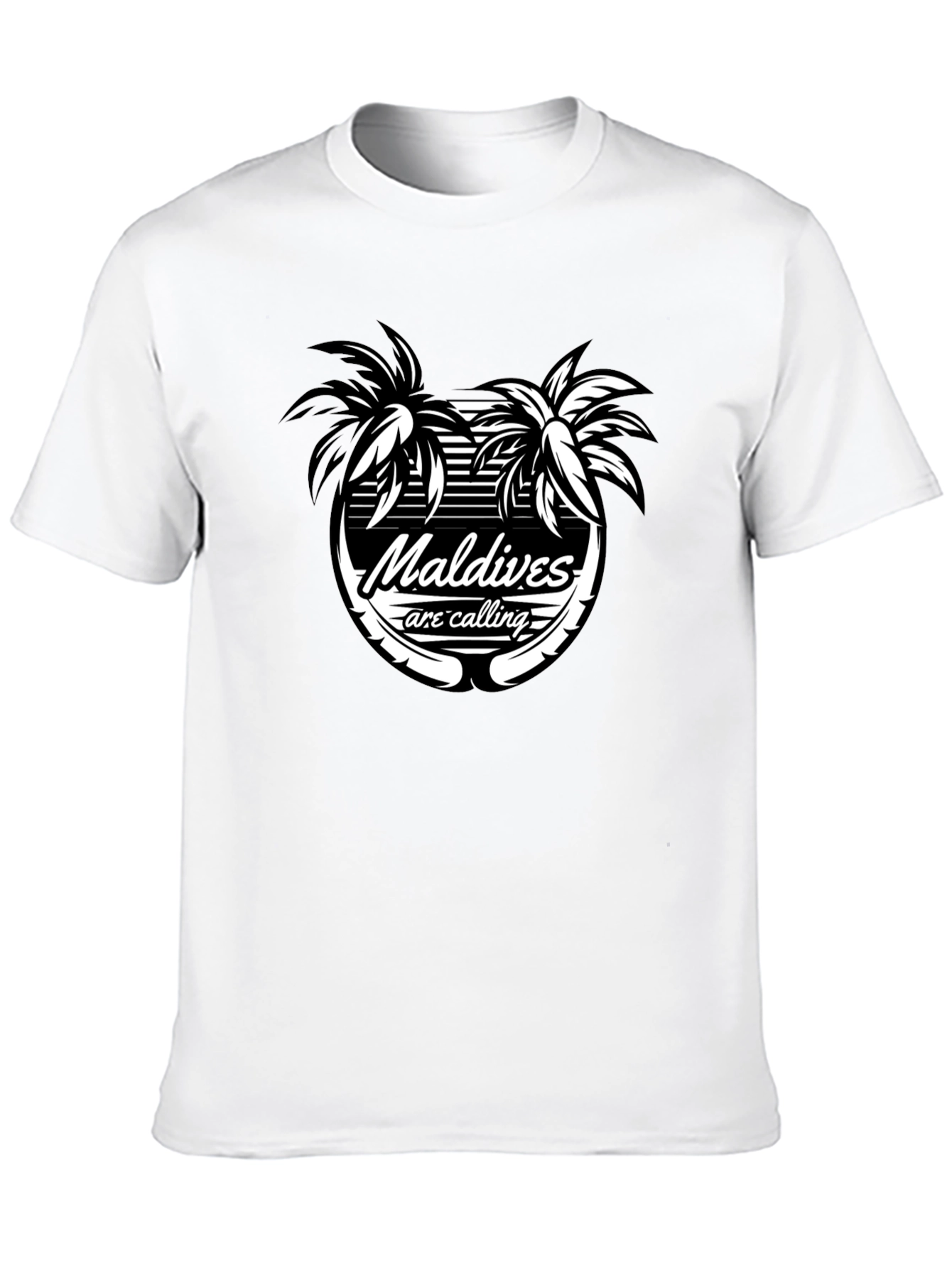 Maldives Are Calling Black T-Shirt