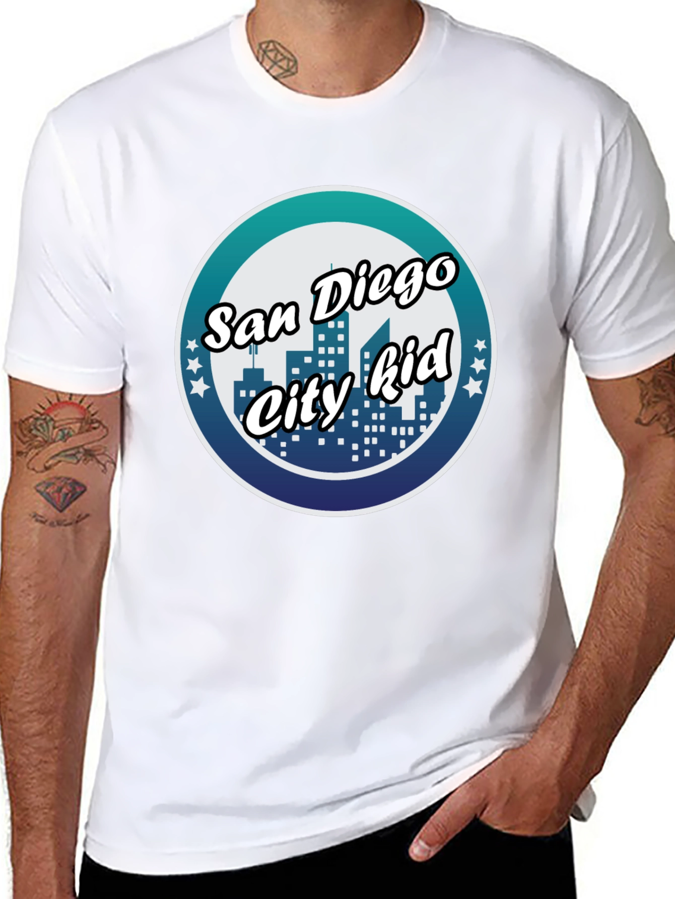 San Diego City Kid Black T-Shirt
