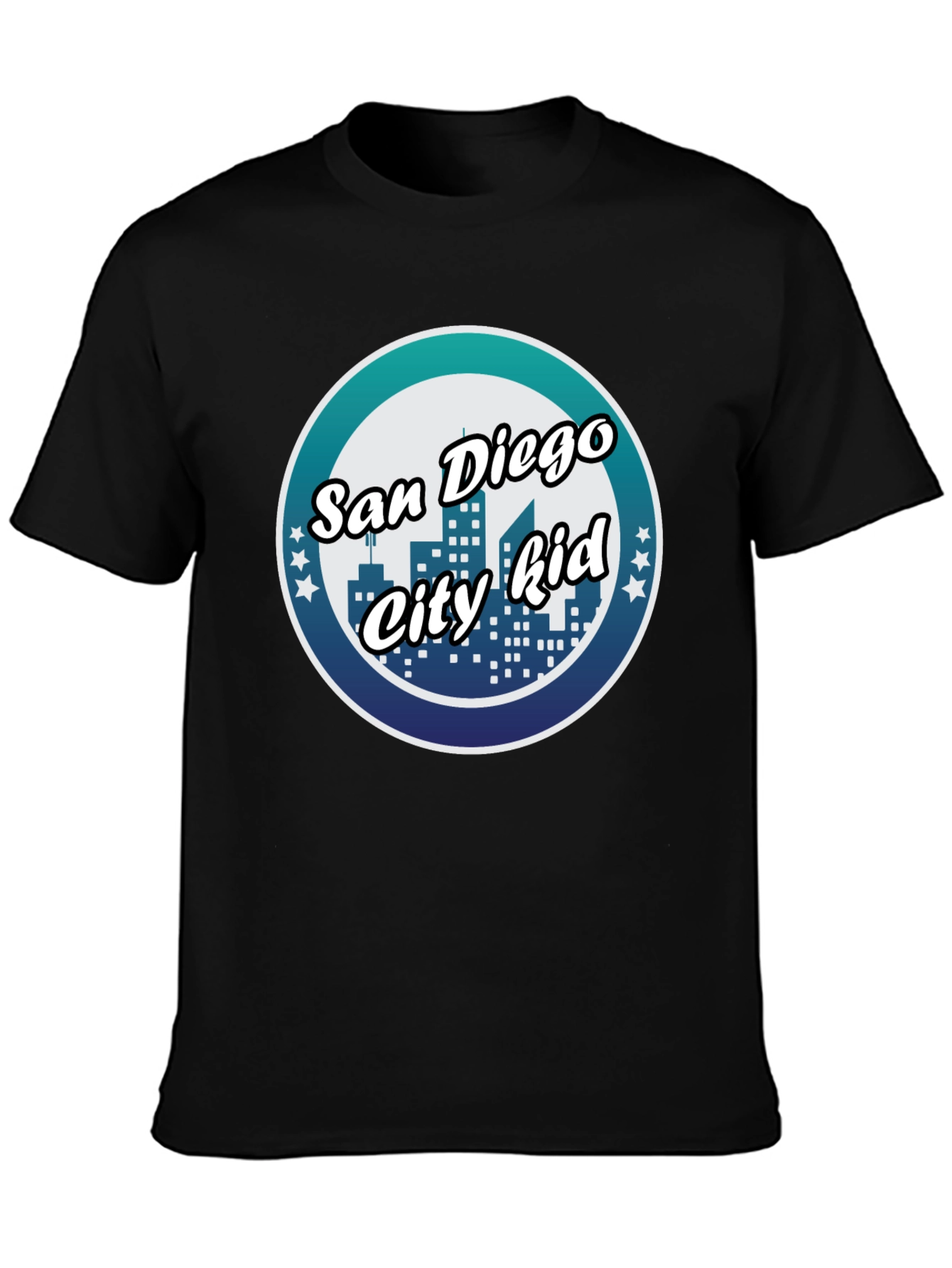 San Diego City Kid Black T-Shirt
