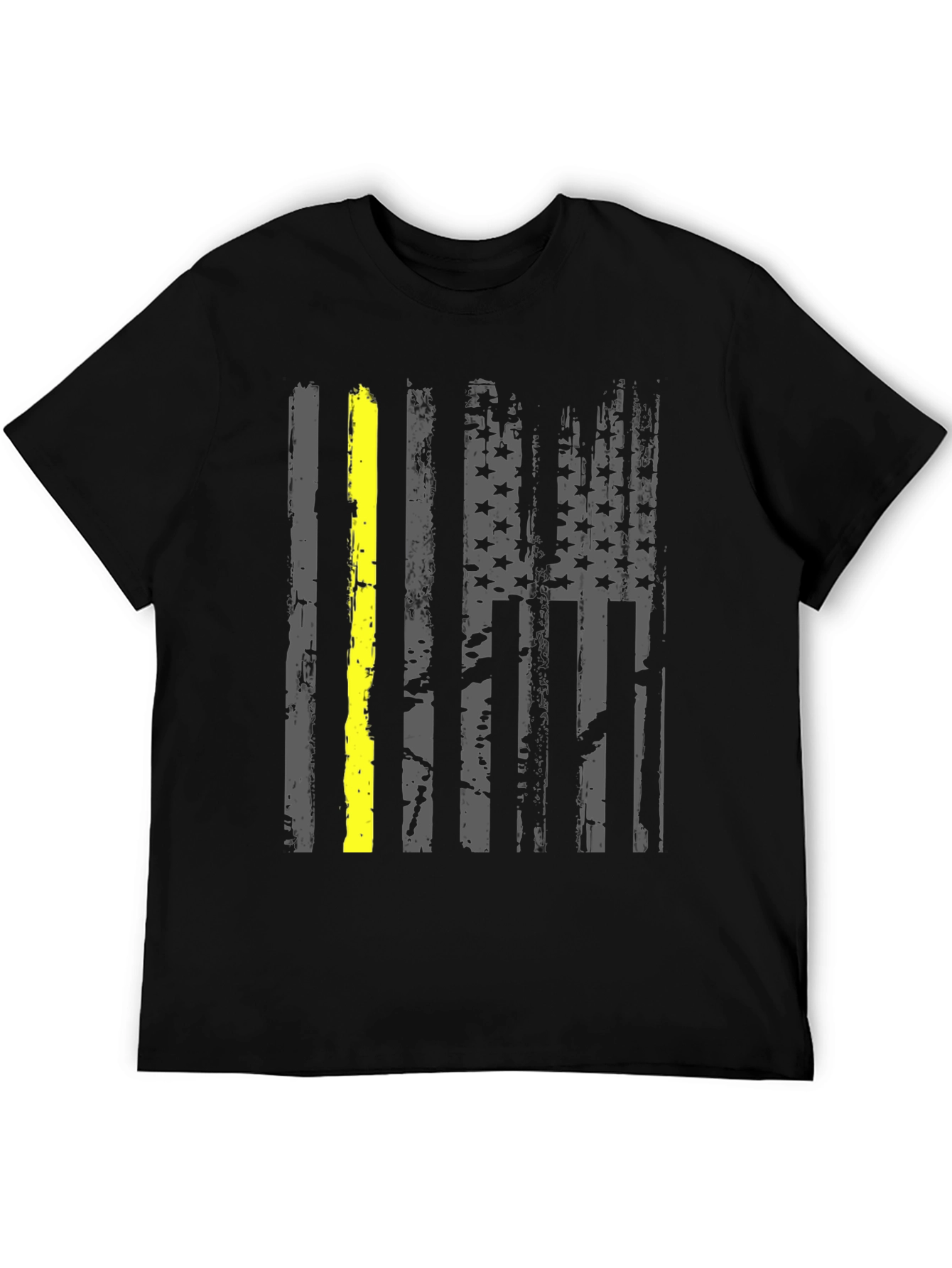 Thin Yellow Line American Flag T-Shirt