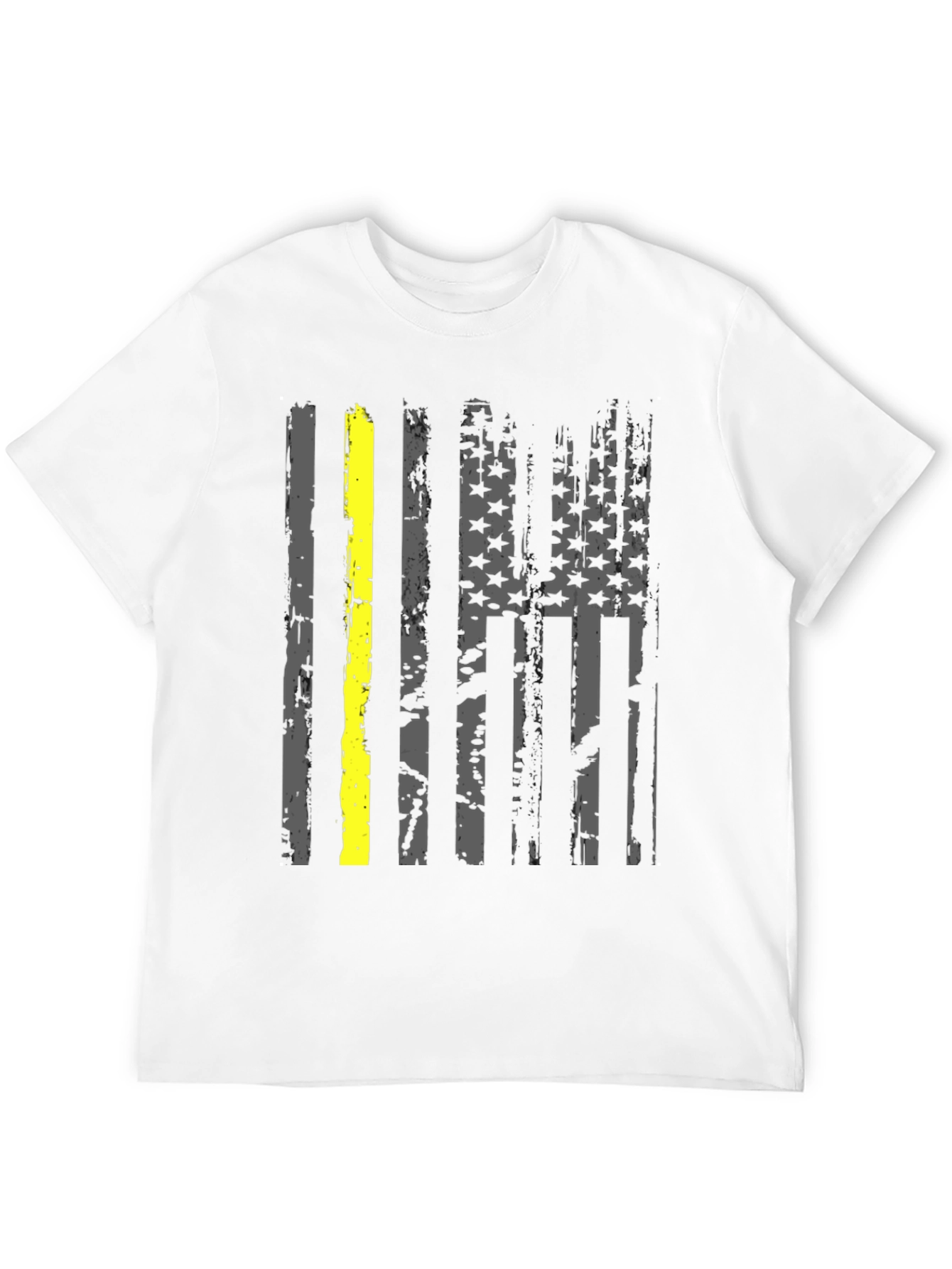 Thin Yellow Line American Flag T-Shirt