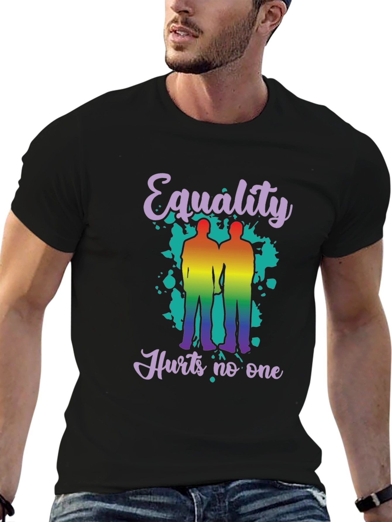 Equality Hurts No One LGBTQ Pride T-Shirt