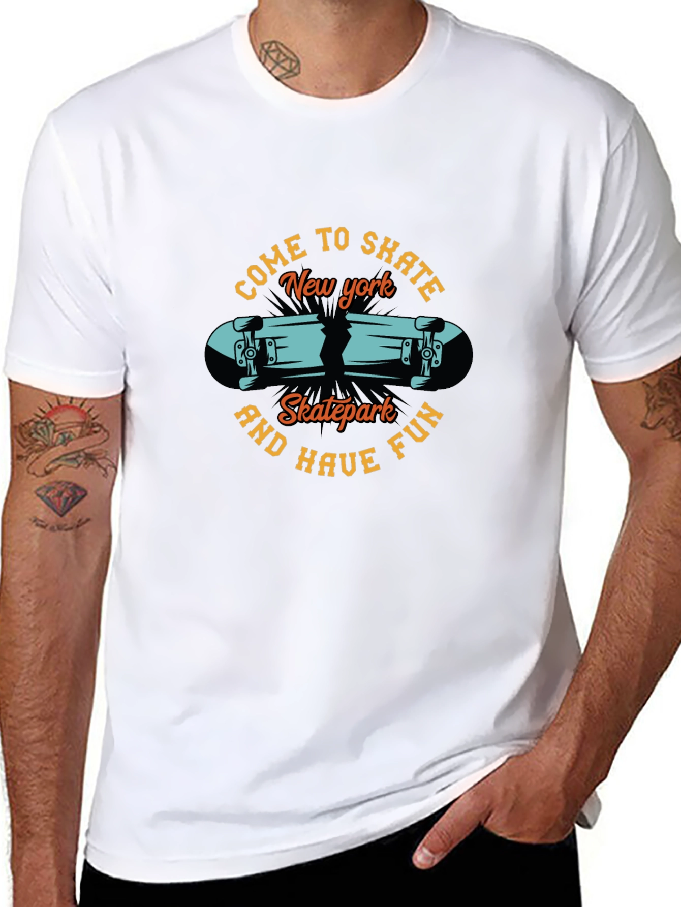 Skatepark T-Shirt - Come Skate New York