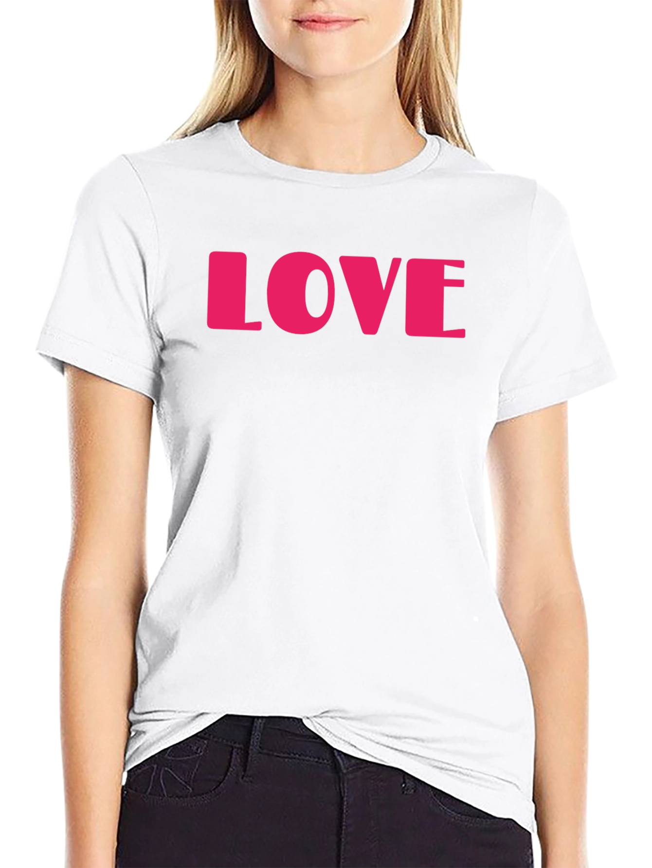 Love Graphic Black T-Shirt - Stylish Casual Wear