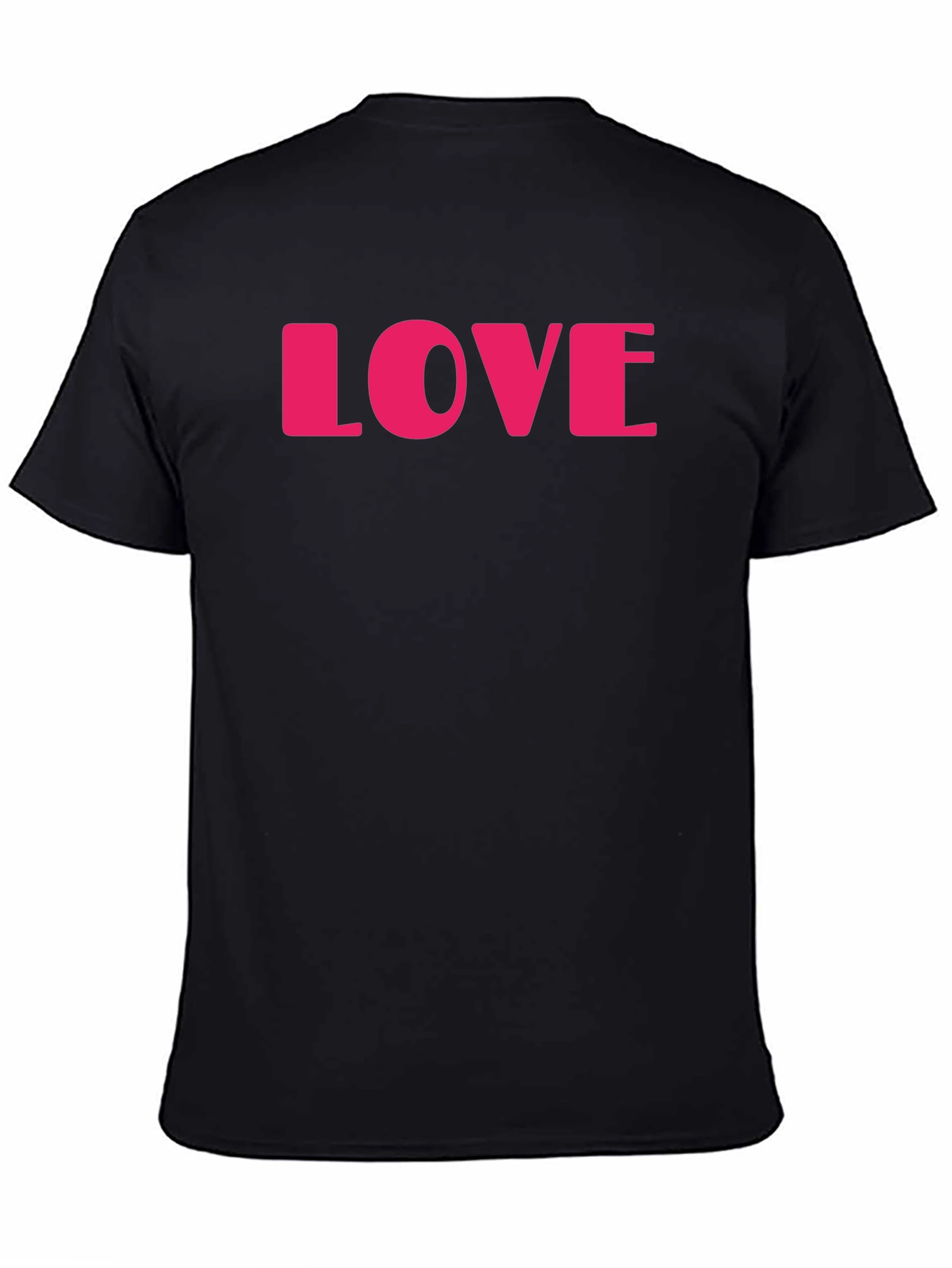 Love Graphic Black T-Shirt - Stylish Casual Wear