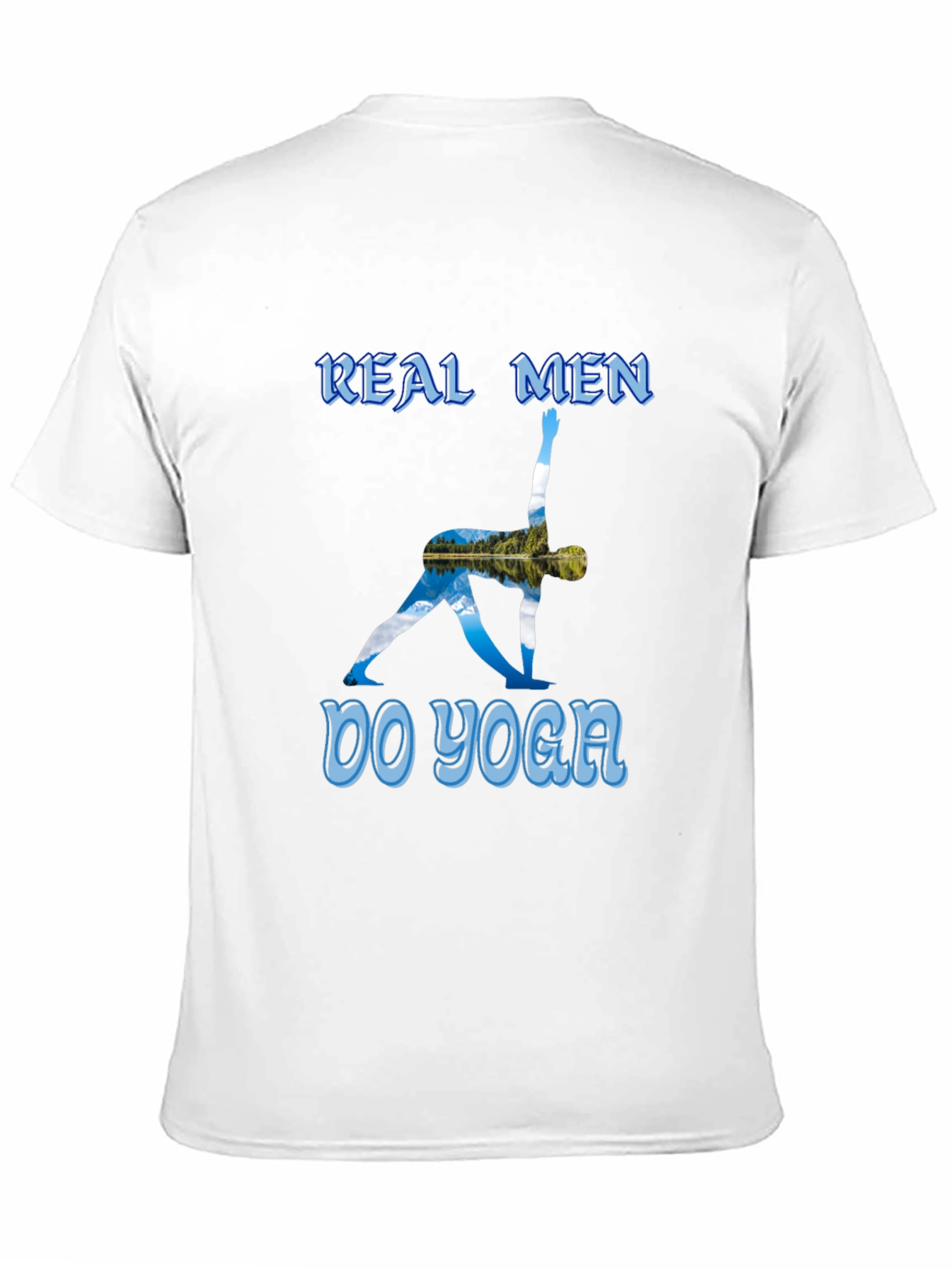 Real Men Do Yoga T-Shirt - Black