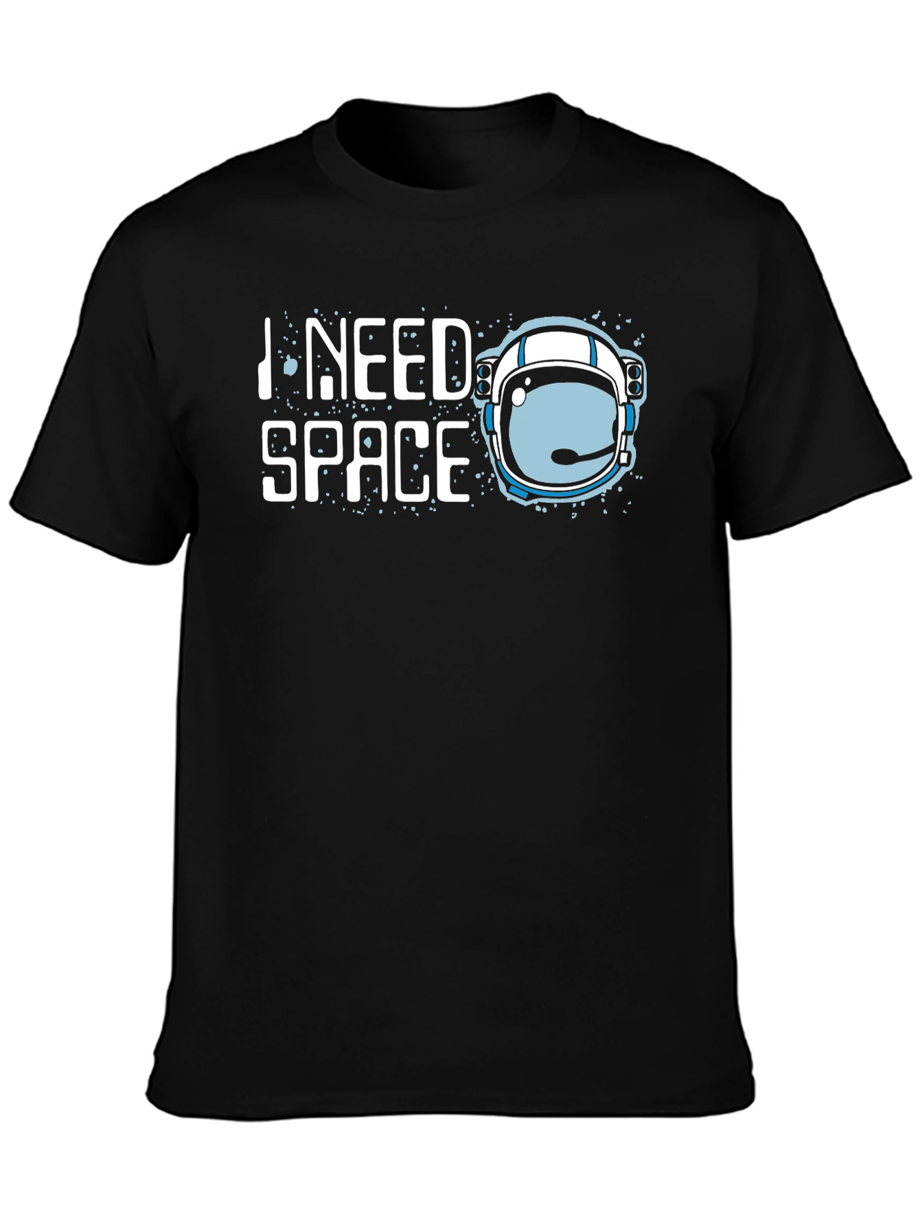 I Need Space T-Shirt - Astronaut Helmet Graphic Tee