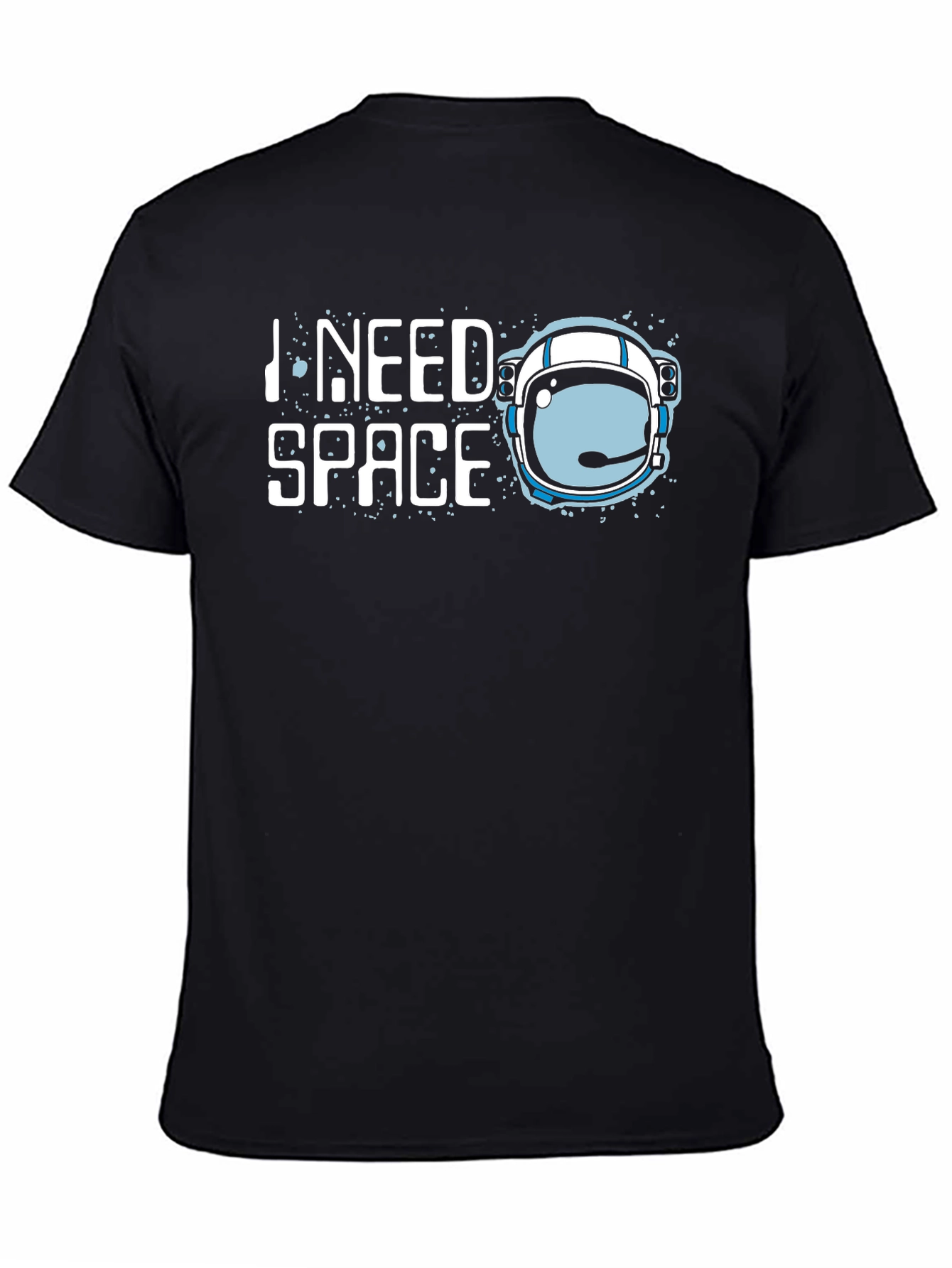 I Need Space T-Shirt - Astronaut Helmet Graphic Tee