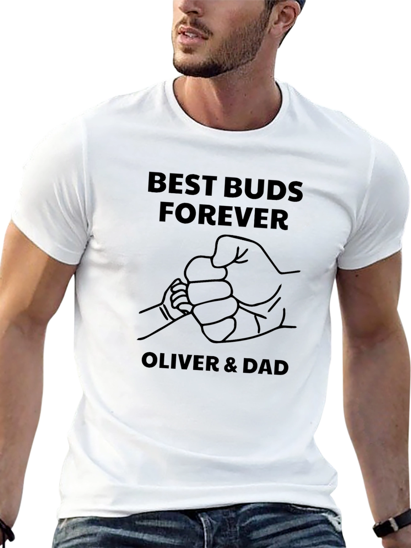 Best Buds Forever Dad and Kid T-Shirt