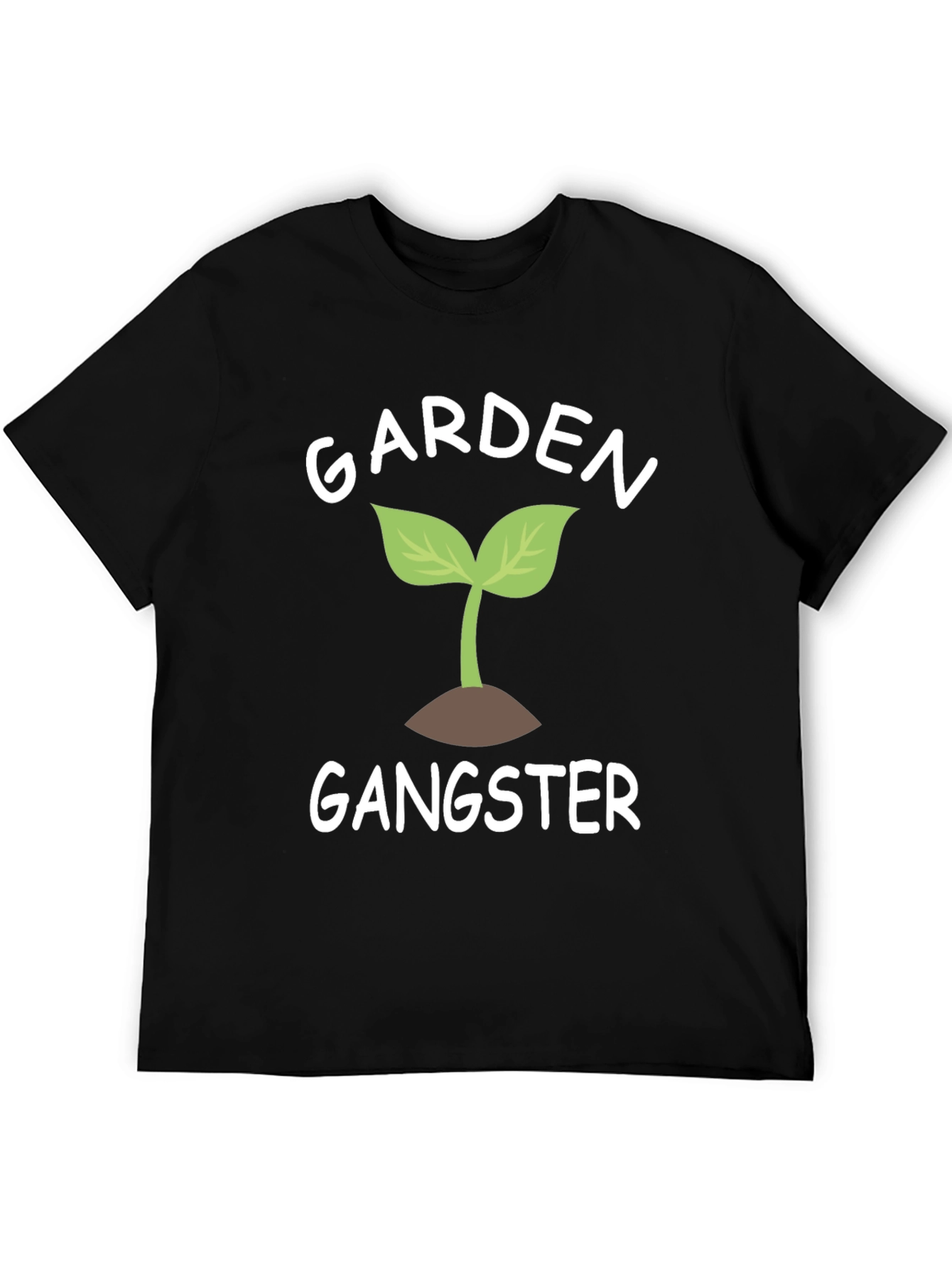 Garden Gangster T-Shirt - Black Graphic Tee