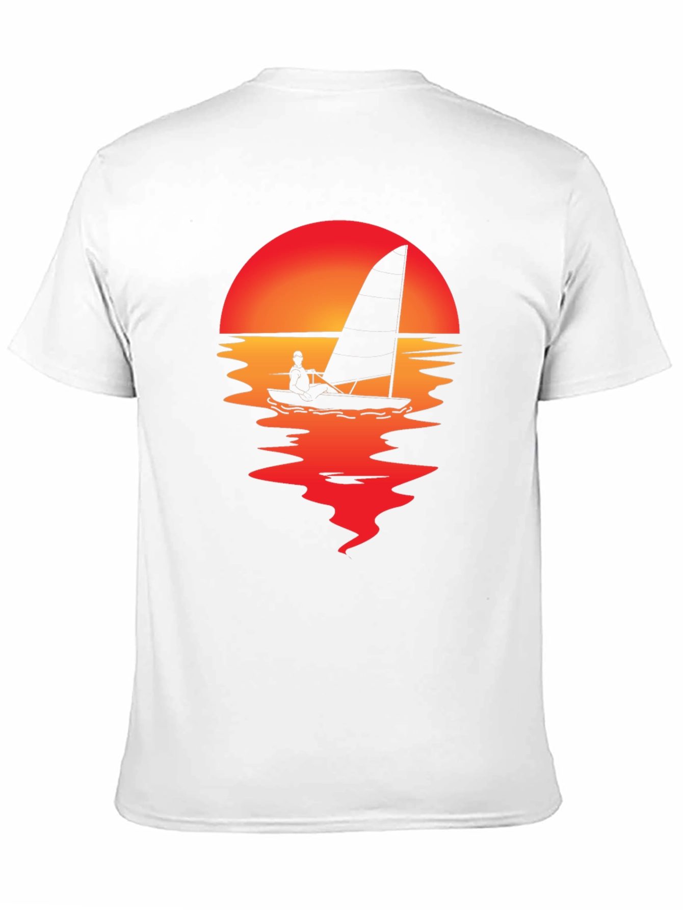 Sunset Sailboat Graphic Tee