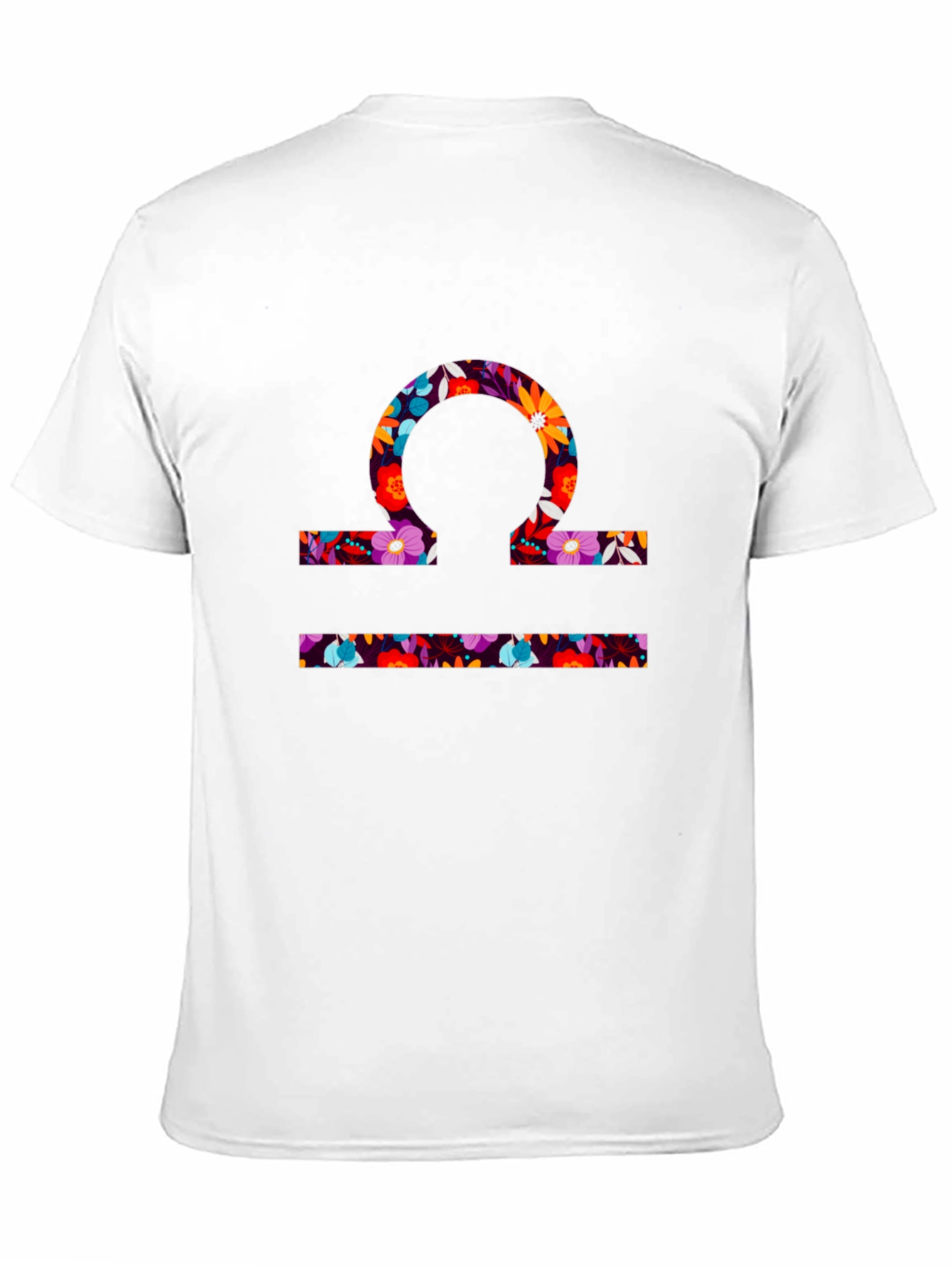 Floral Libra Zodiac T-Shirt - Stylish Astrology Tee
