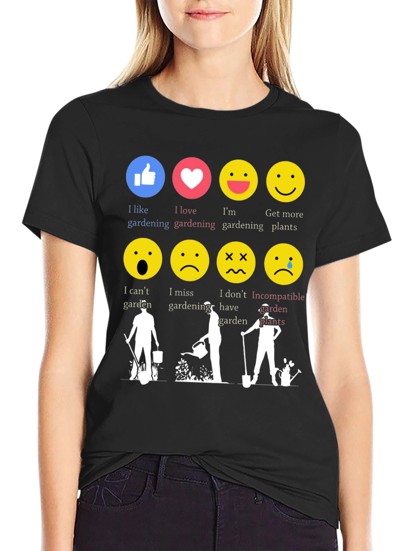 Gardening Emotion T-Shirt Funny Gardener Tee