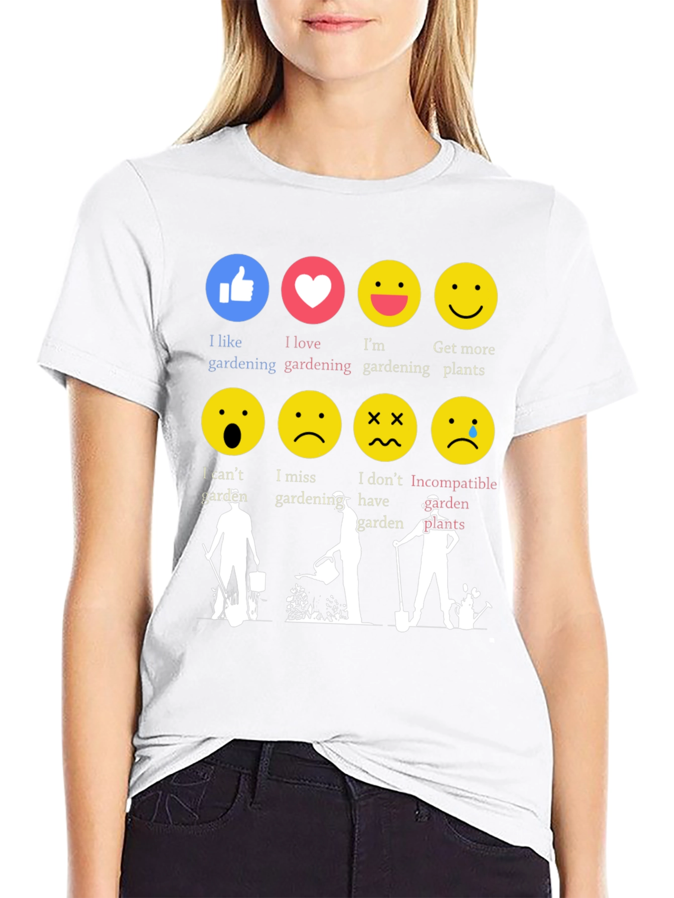 Gardening Emotion T-Shirt Funny Gardener Tee