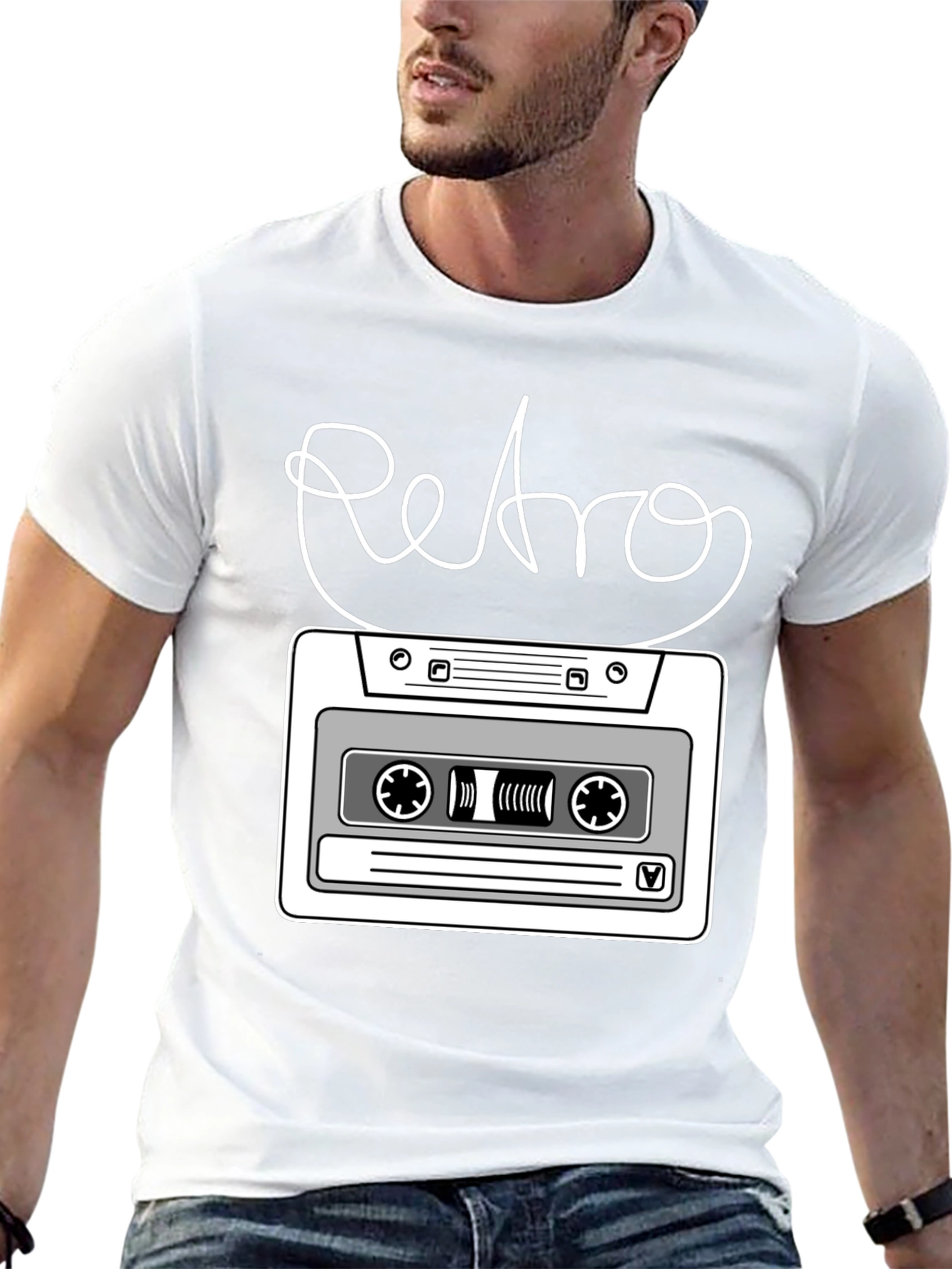 Retro Cassette Tape Graphic T-Shirt