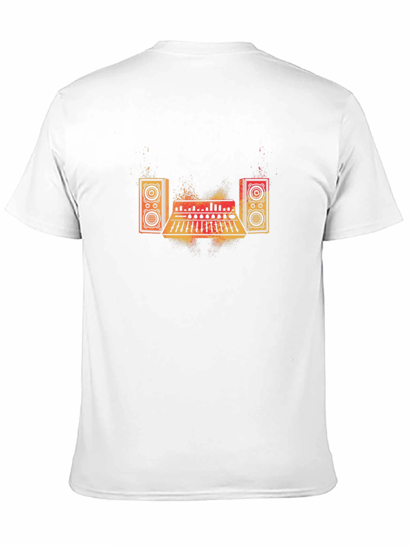 DJ Music Mixer Black T-Shirt