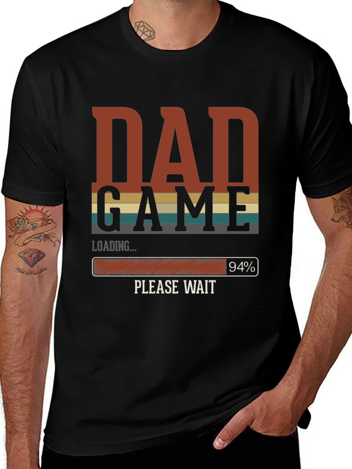 Dad Game Loading T-Shirt - Gamer Dad Tee