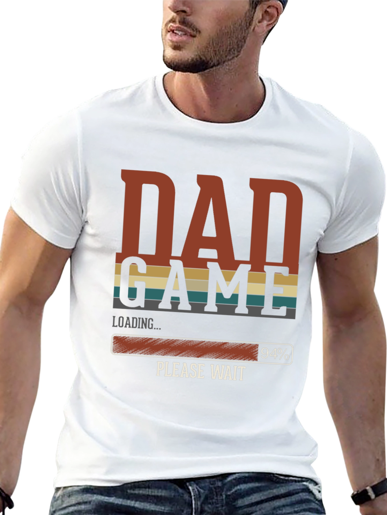 Dad Game Loading T-Shirt - Gamer Dad Tee
