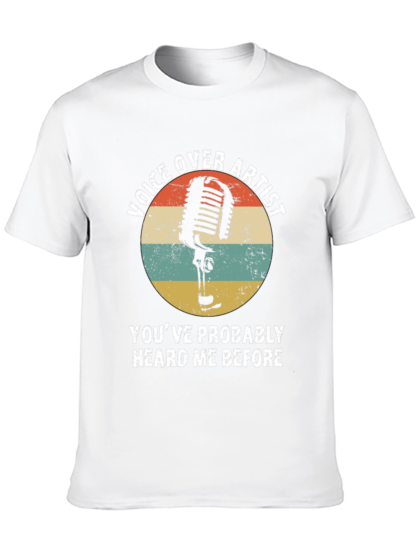 Voice Over Artist Retro T-Shirt