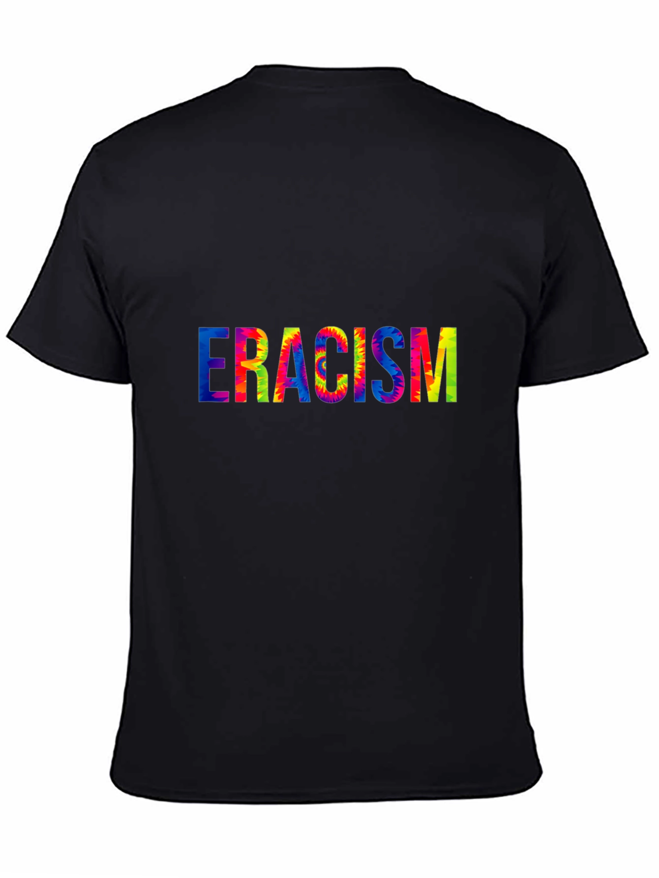 Eradicate Racism Tie Dye Graphic T-Shirt