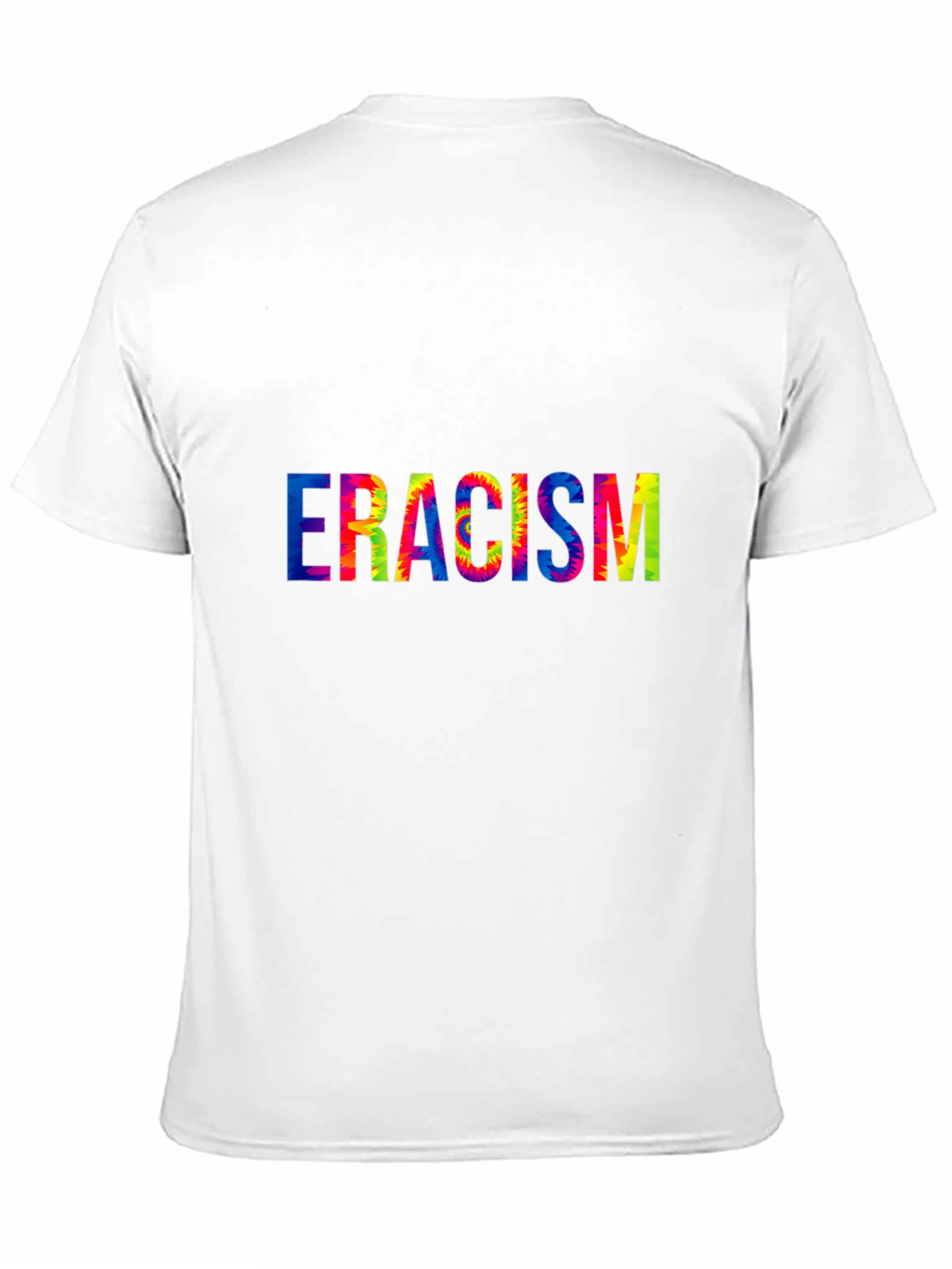 Eradicate Racism Tie Dye Graphic T-Shirt