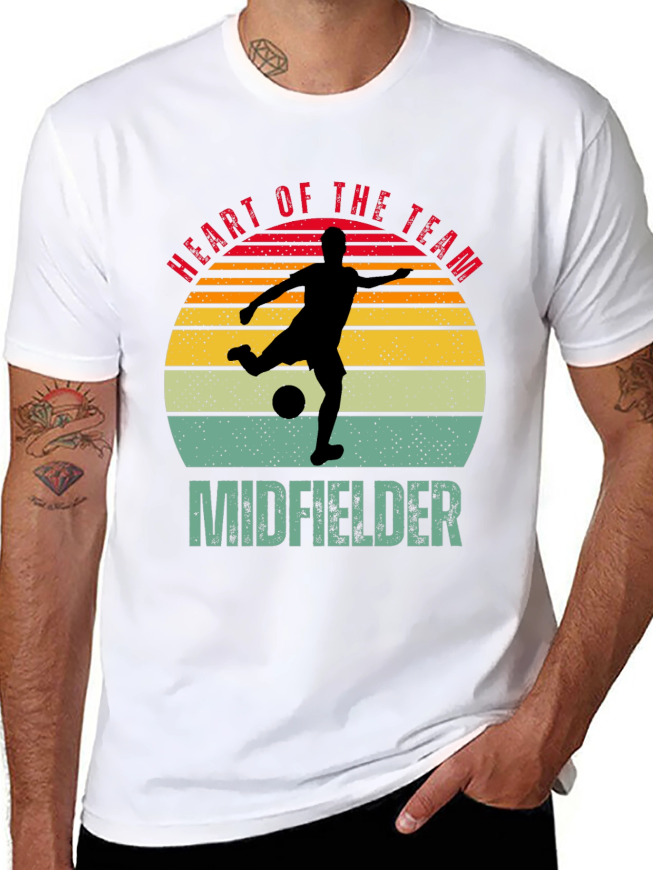 Heart of the Team Midfielder Soccer T-Shirt