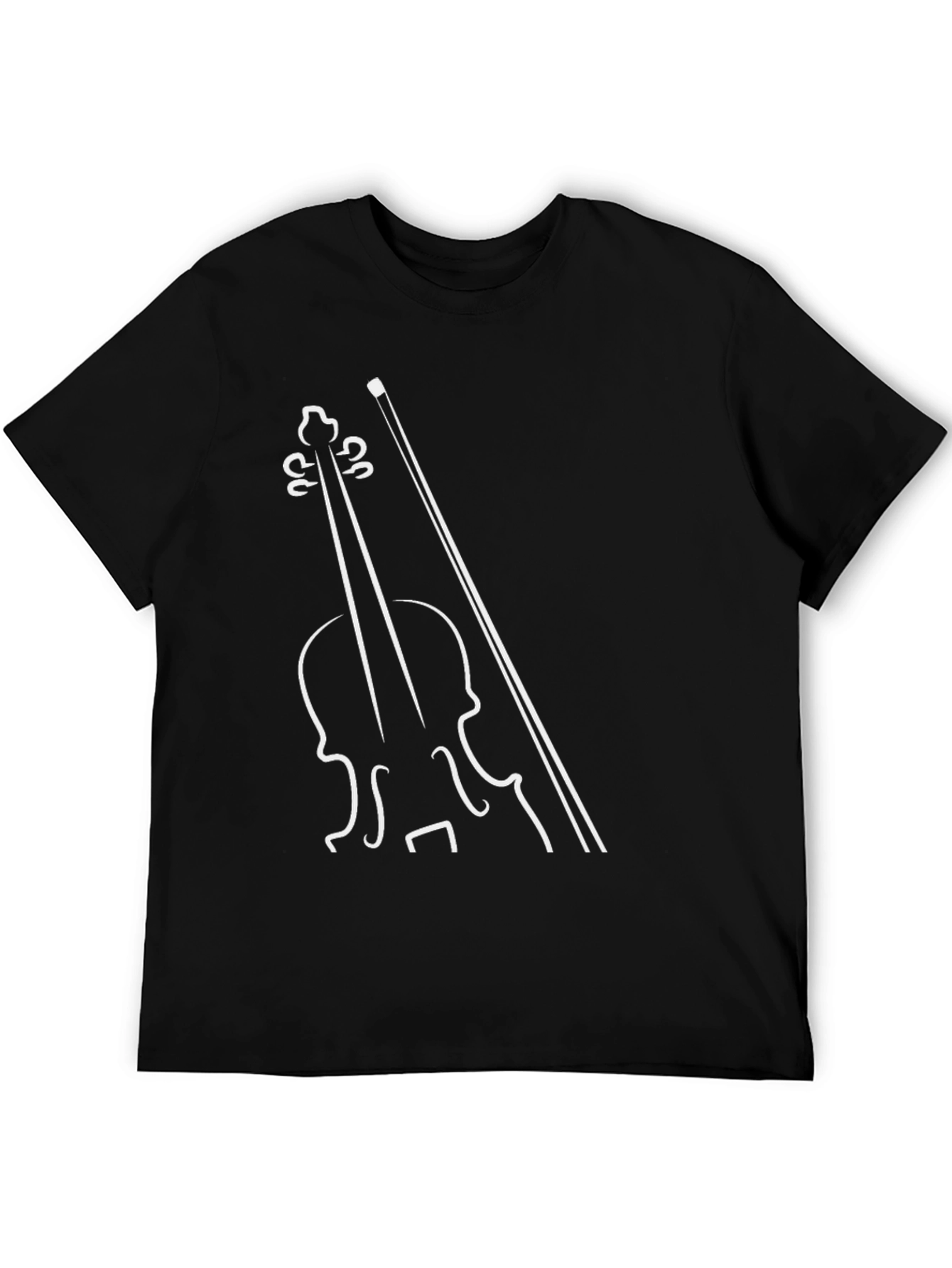 Musical T-Shirt - Violin Graphic Tee