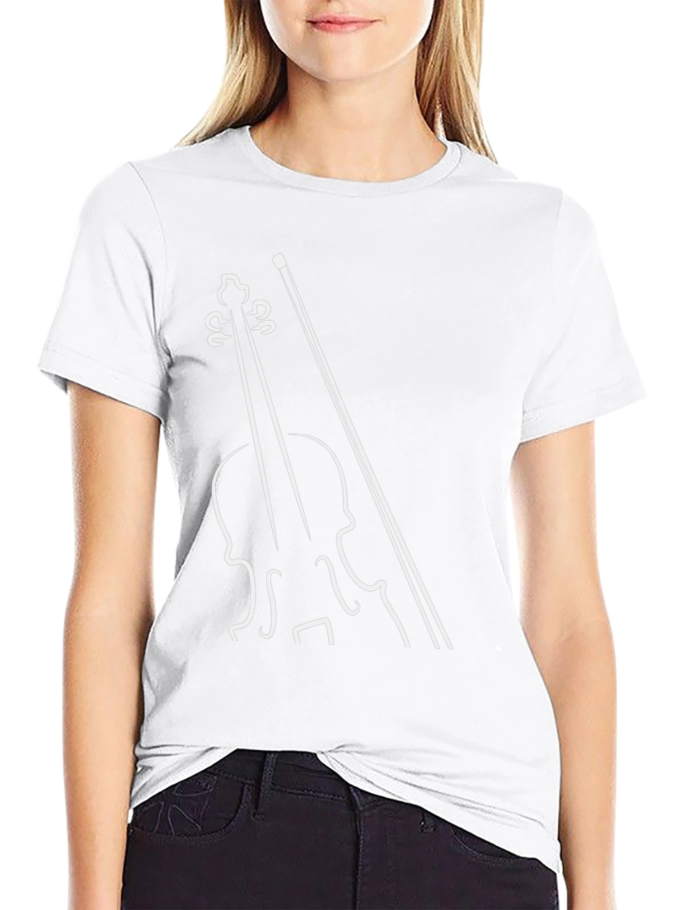 Musical T-Shirt - Violin Graphic Tee