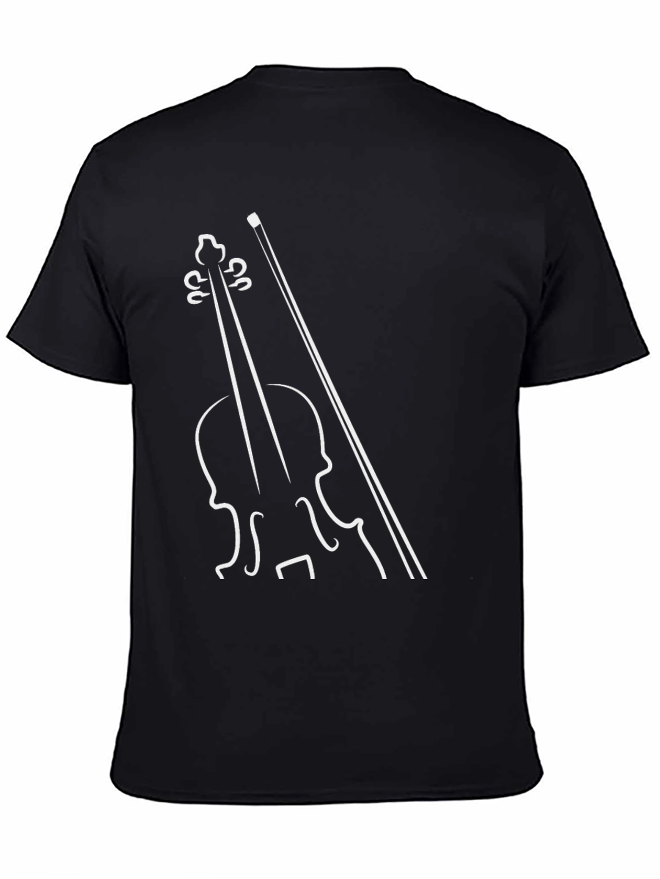 Musical T-Shirt - Violin Graphic Tee
