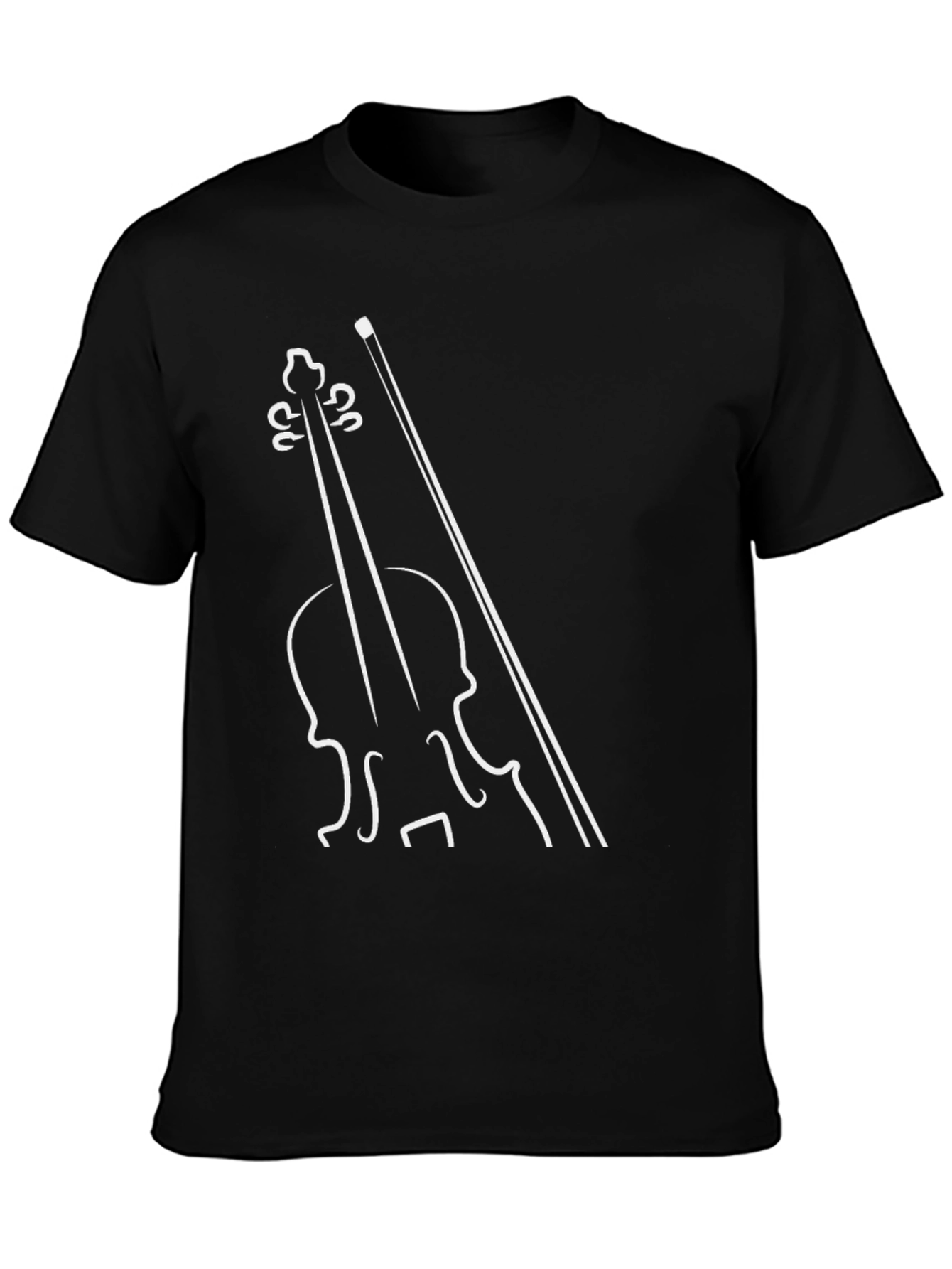 Musical T-Shirt - Violin Graphic Tee