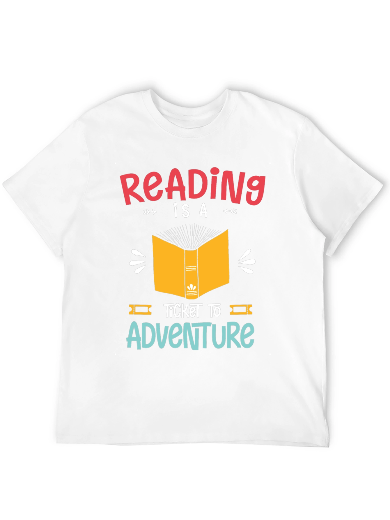 Reading is a Ticket to Adventure Graphic T-Shirt