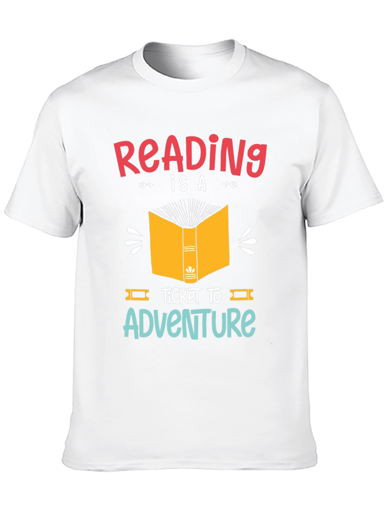 Reading is a Ticket to Adventure Graphic T-Shirt